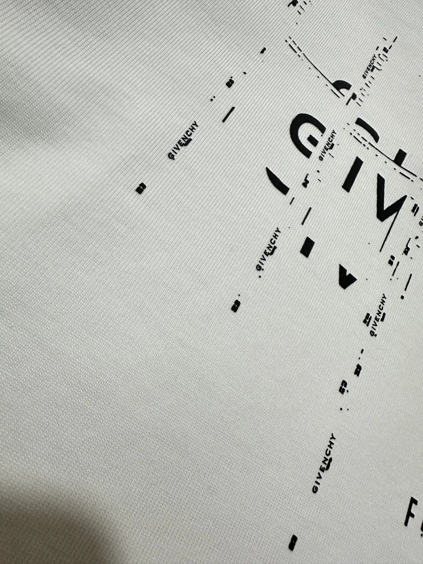 Distorted Logo Heavyweight Cotton T-Shirt D20011491 — view 7
