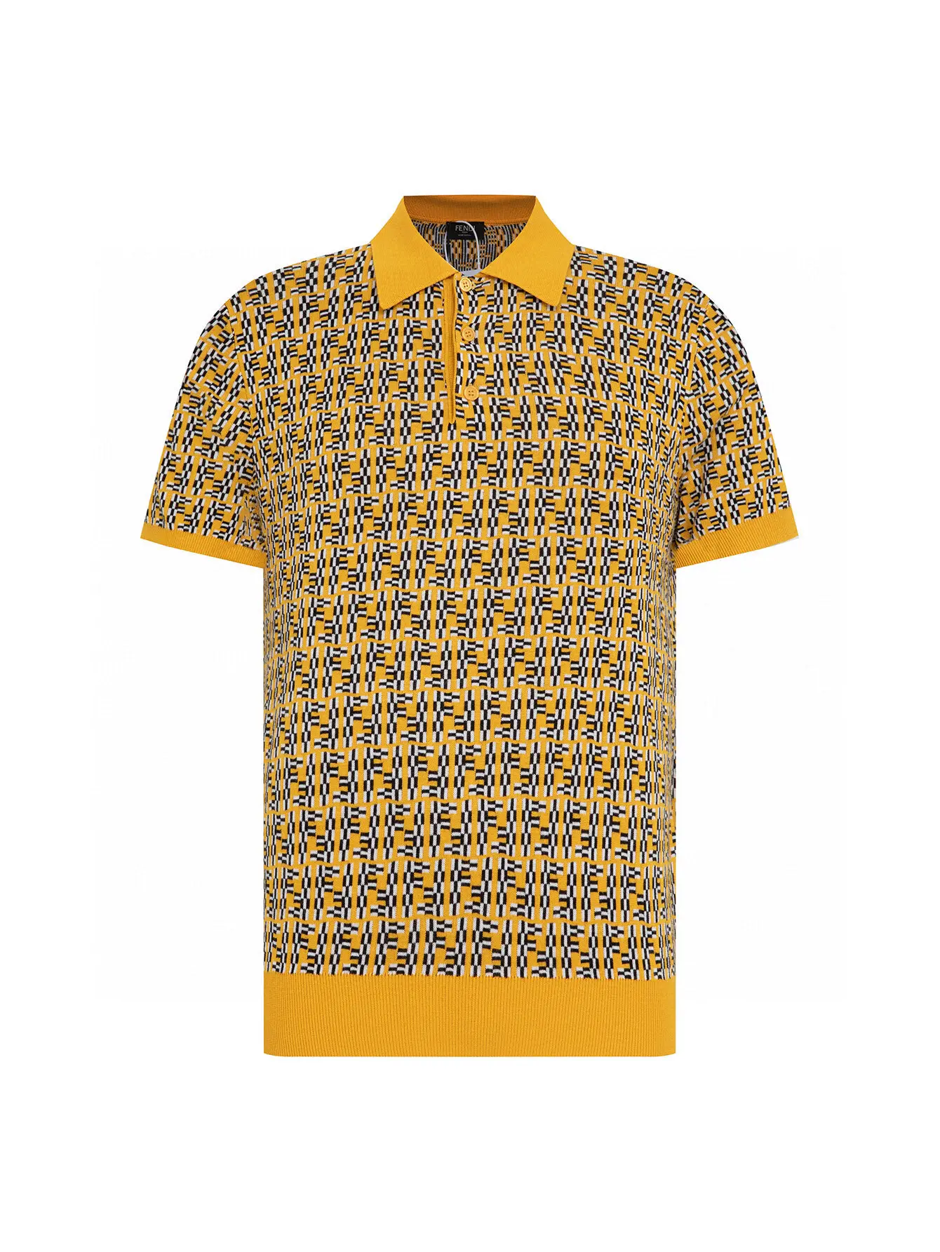 FF Monogram Jacquard Knit Polo Shirt D20515277
