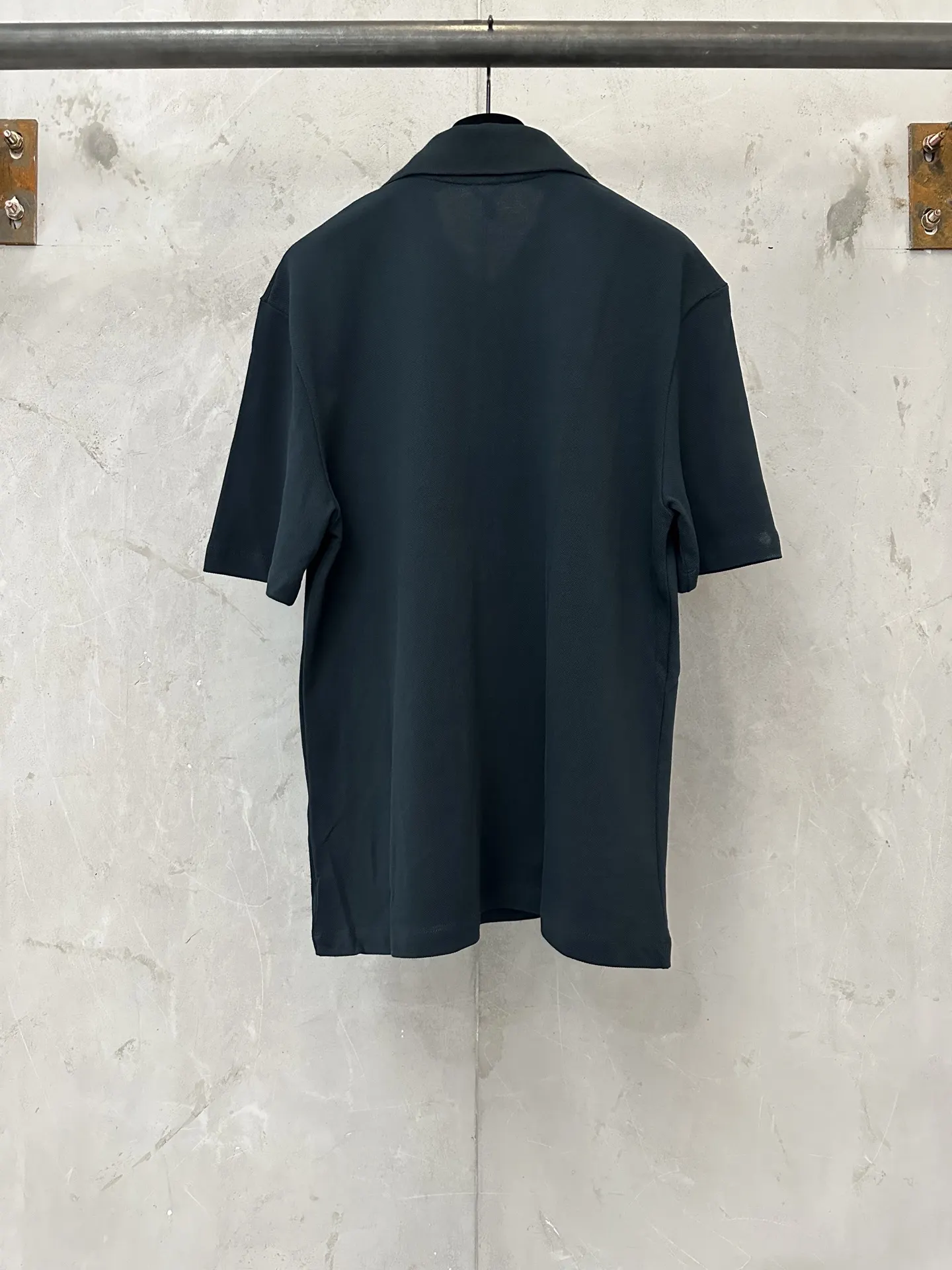 Anagram Embroidered Cotton-Piqué Polo Shirt D20511464 — view 2
