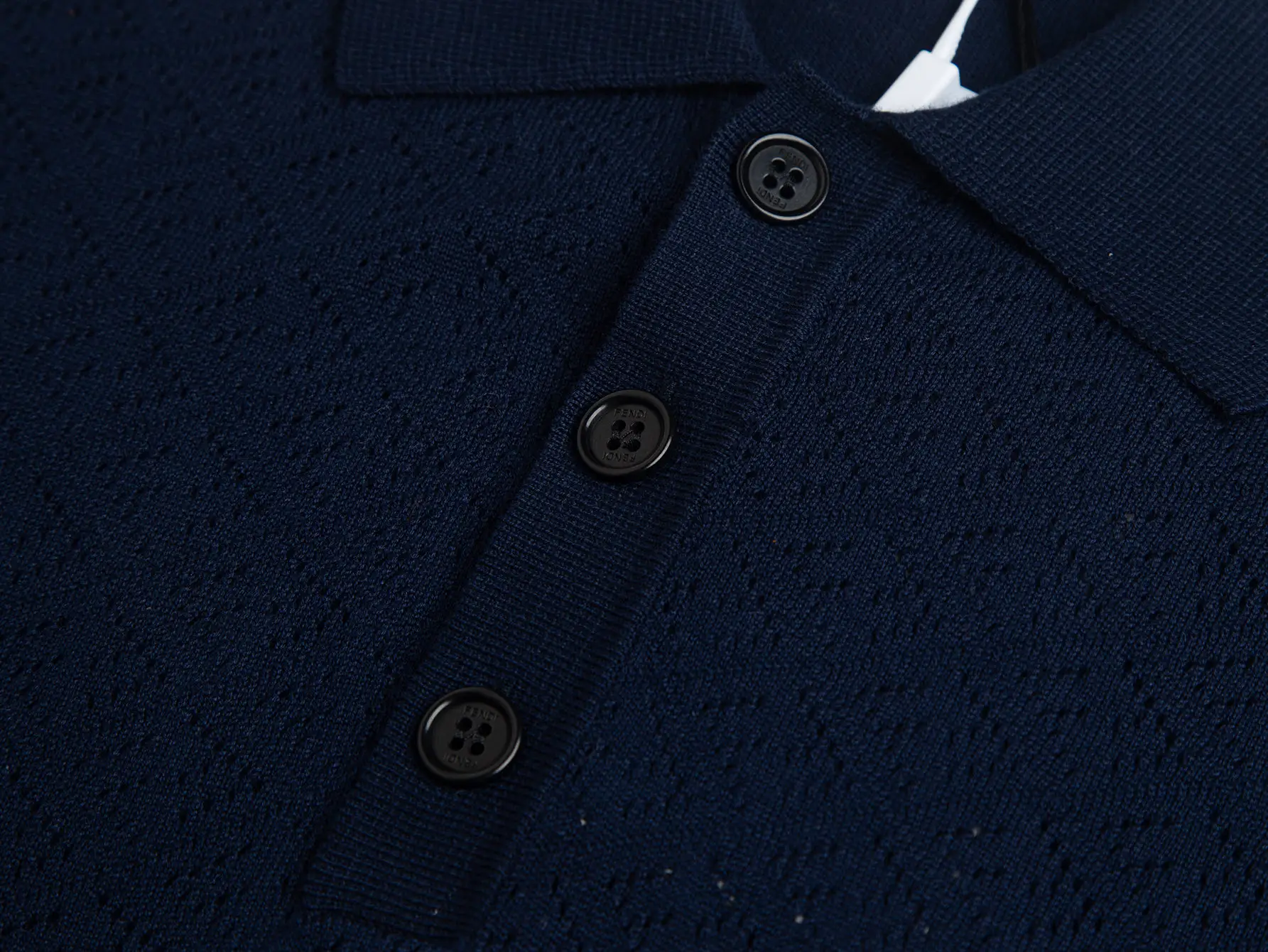Logo Jacquard Wool-Blend Polo Shirt D20511062 — view 3