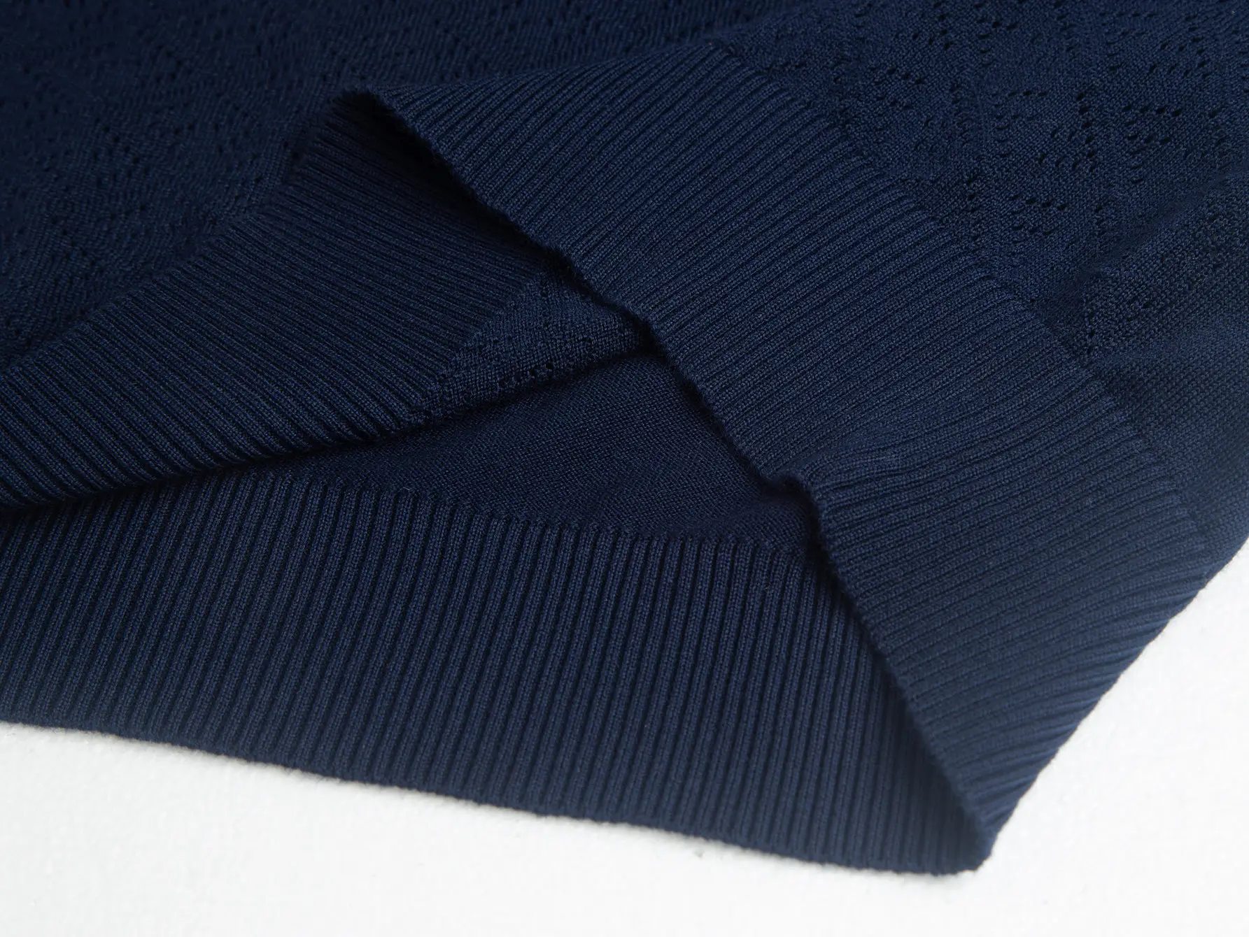 Logo Jacquard Wool-Blend Polo Shirt D20511062 — view 10