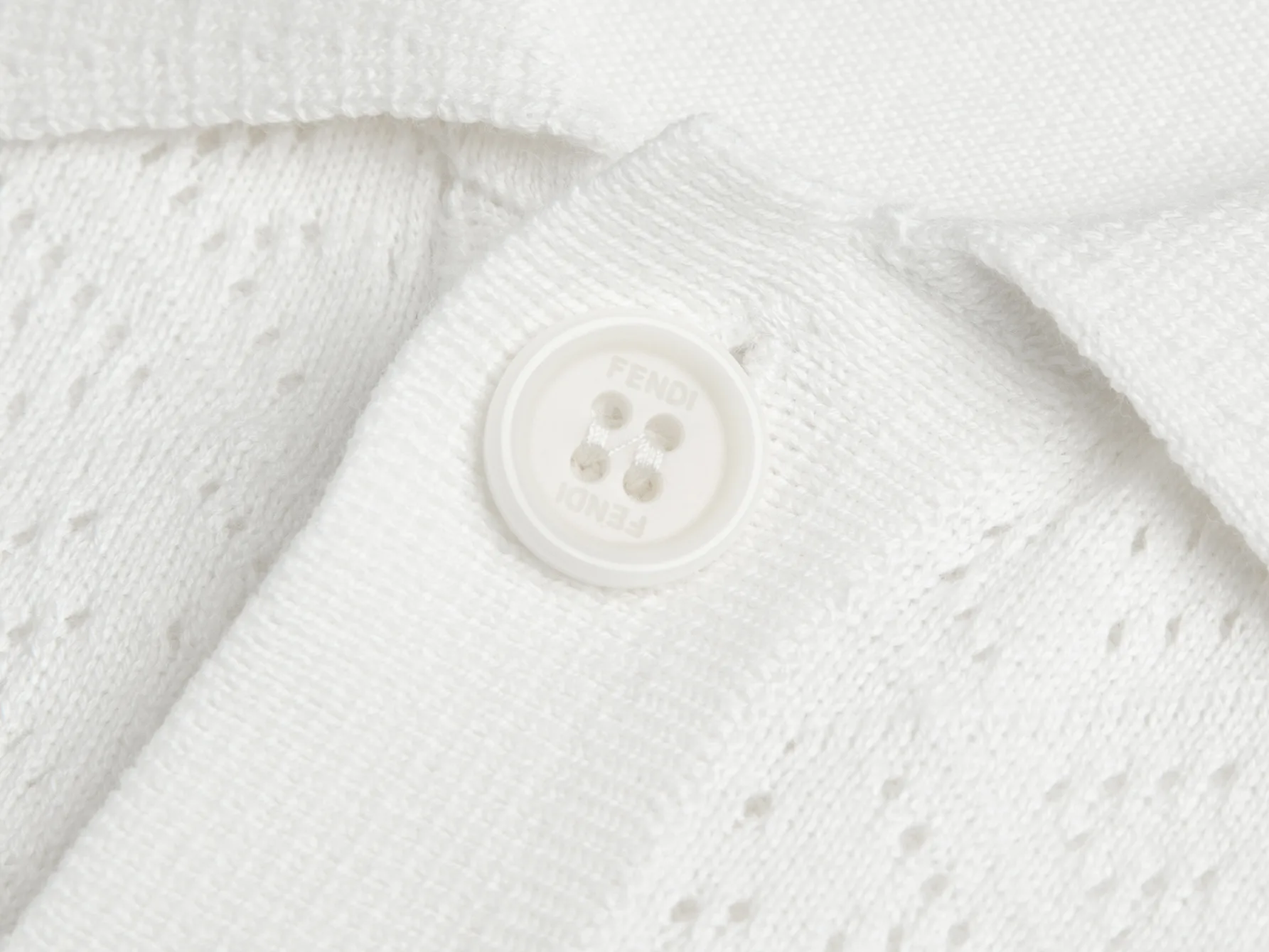 Logo-Jacquard Wool-Blend Knit Polo Shirt D20511063 — view 5