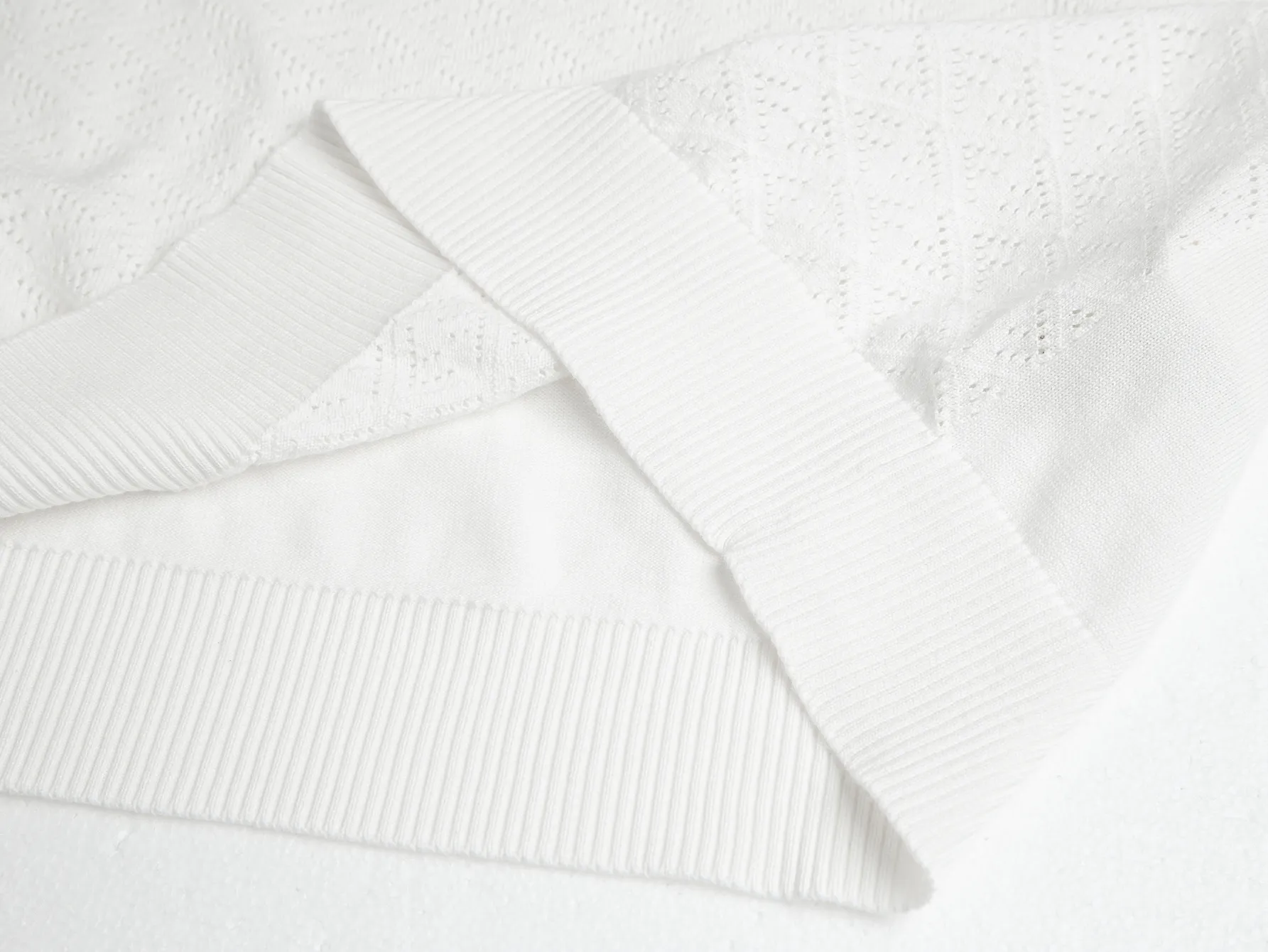 Logo-Jacquard Wool-Blend Knit Polo Shirt D20511063 — view 9