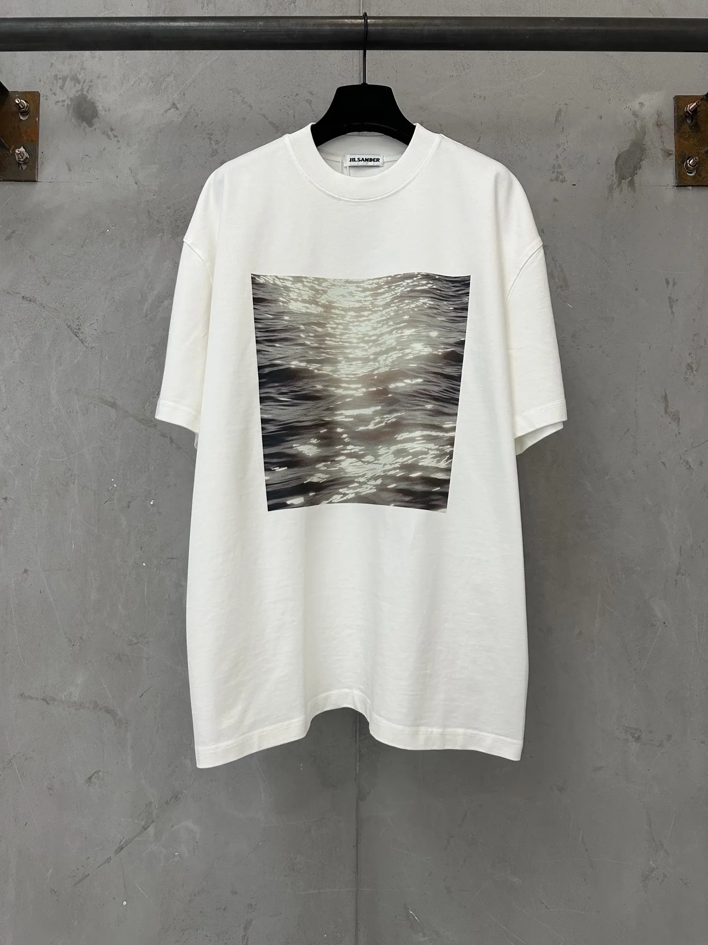 Water Graphic Heavyweight Cotton T-Shirt D20511489