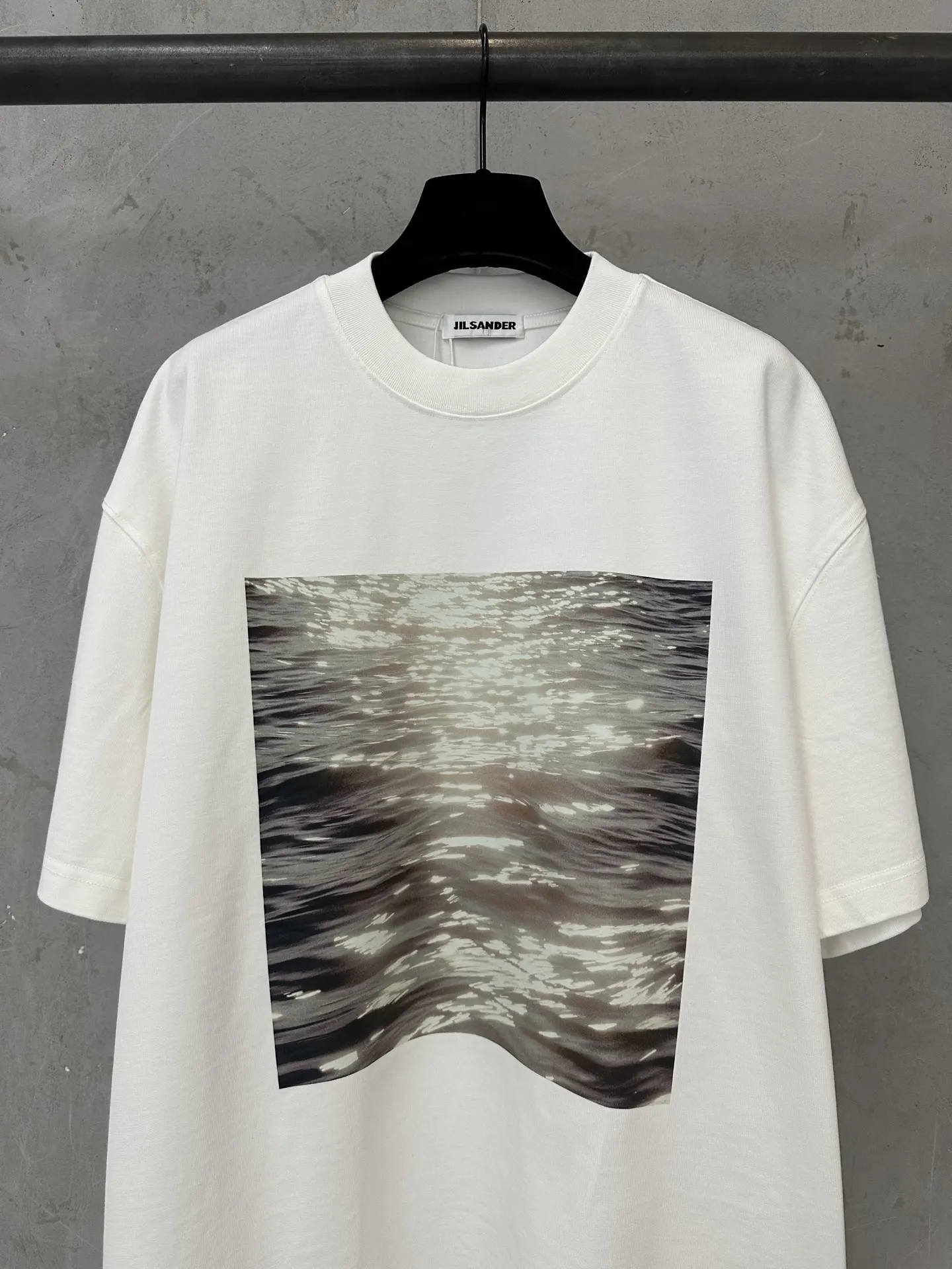 Water Graphic Heavyweight Cotton T-Shirt D20511489 — view 3