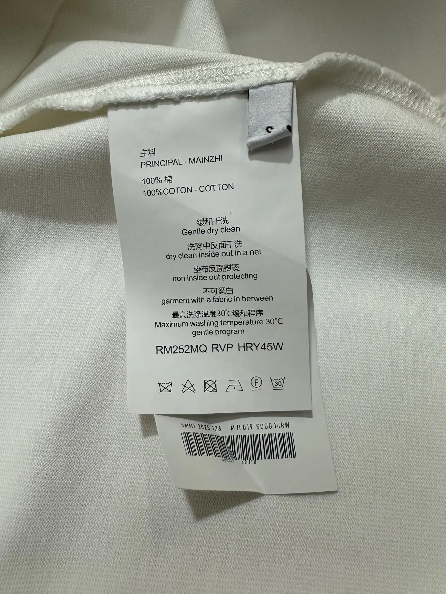 Bee Embroidery Heavyweight Cotton T-Shirt D21022249 — view 9