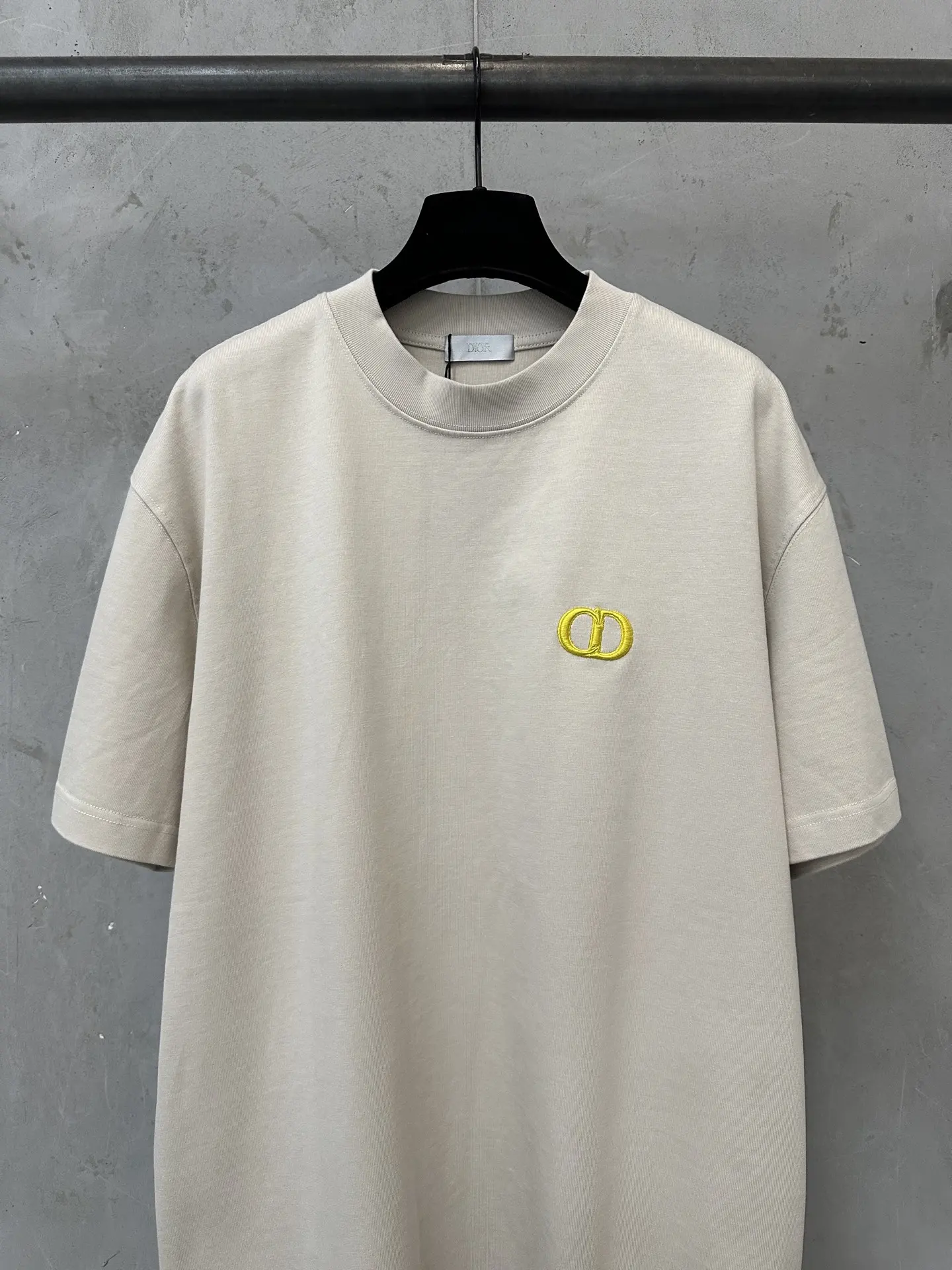 CD Icon Embroidered Heavyweight Cotton T-Shirt D21022265 — view 3
