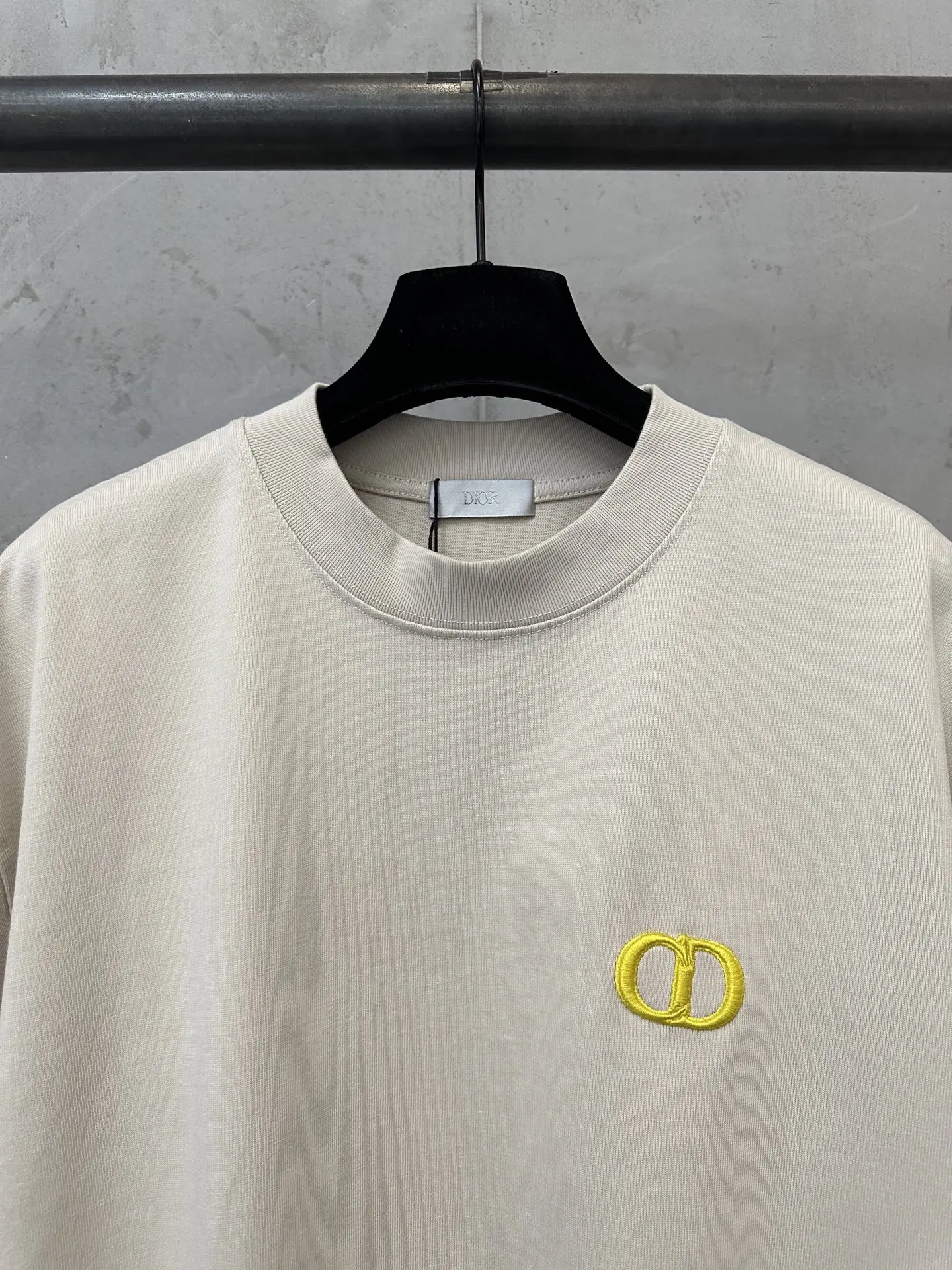 CD Icon Embroidered Heavyweight Cotton T-Shirt D21022265 — view 5