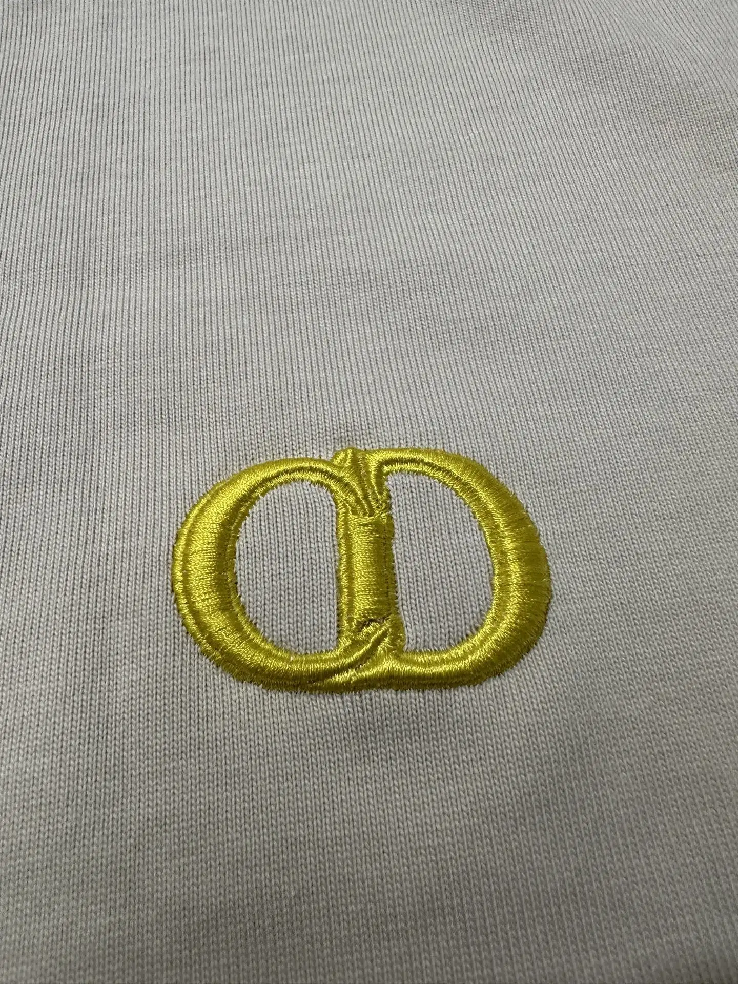 CD Icon Embroidered Heavyweight Cotton T-Shirt D21022265 — view 6