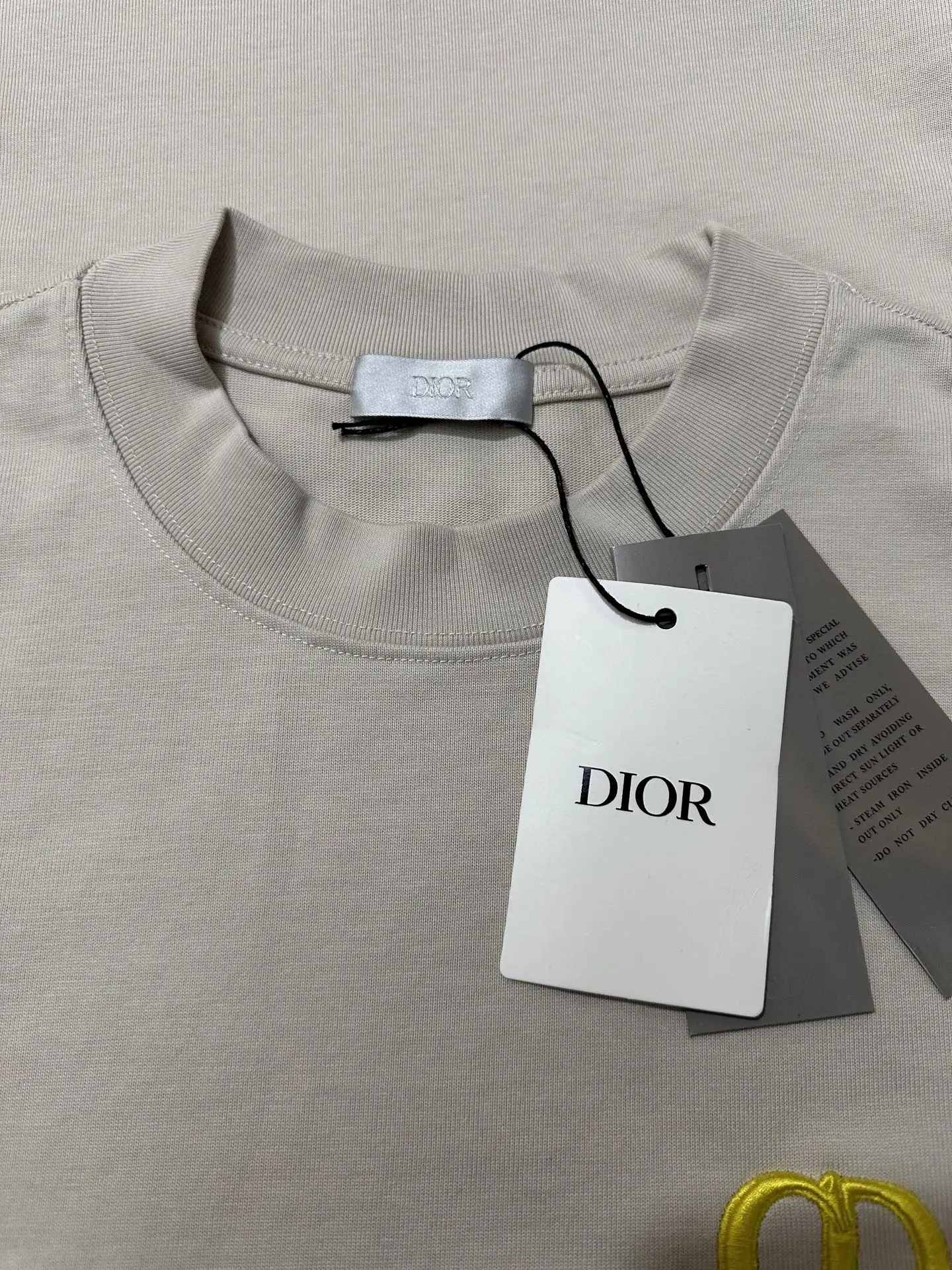 CD Icon Embroidered Heavyweight Cotton T-Shirt D21022265 — view 8