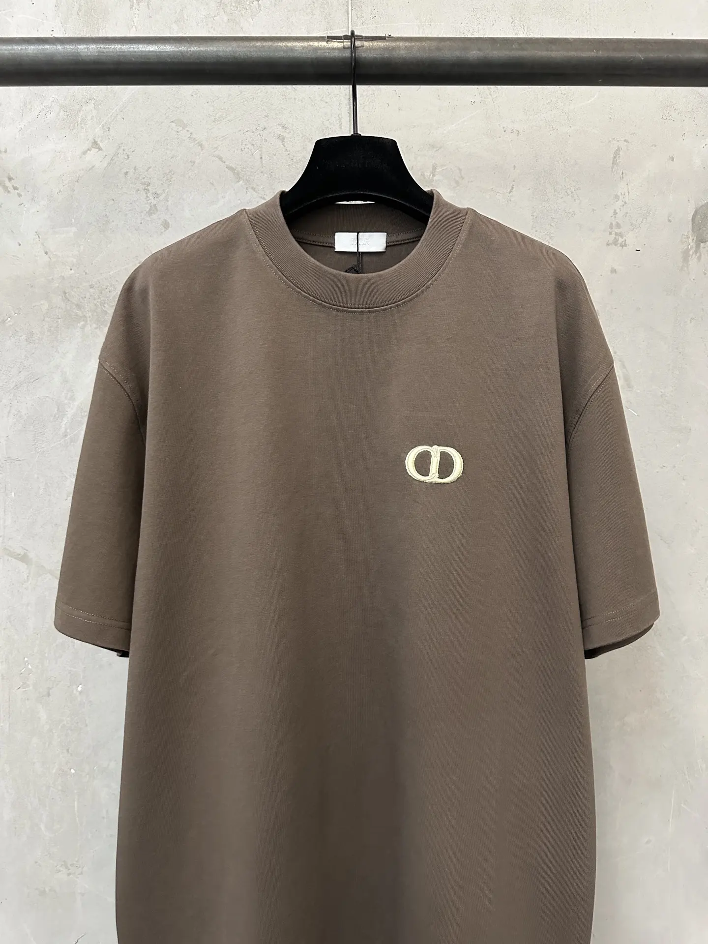 CD Icon Embroidered Heavyweight Cotton T-Shirt D21022266 — view 3