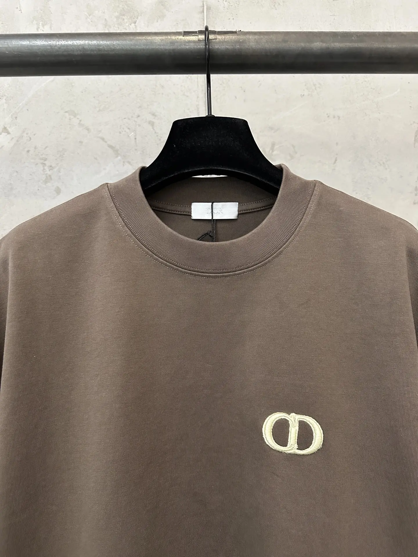 CD Icon Embroidered Heavyweight Cotton T-Shirt D21022266 — view 5