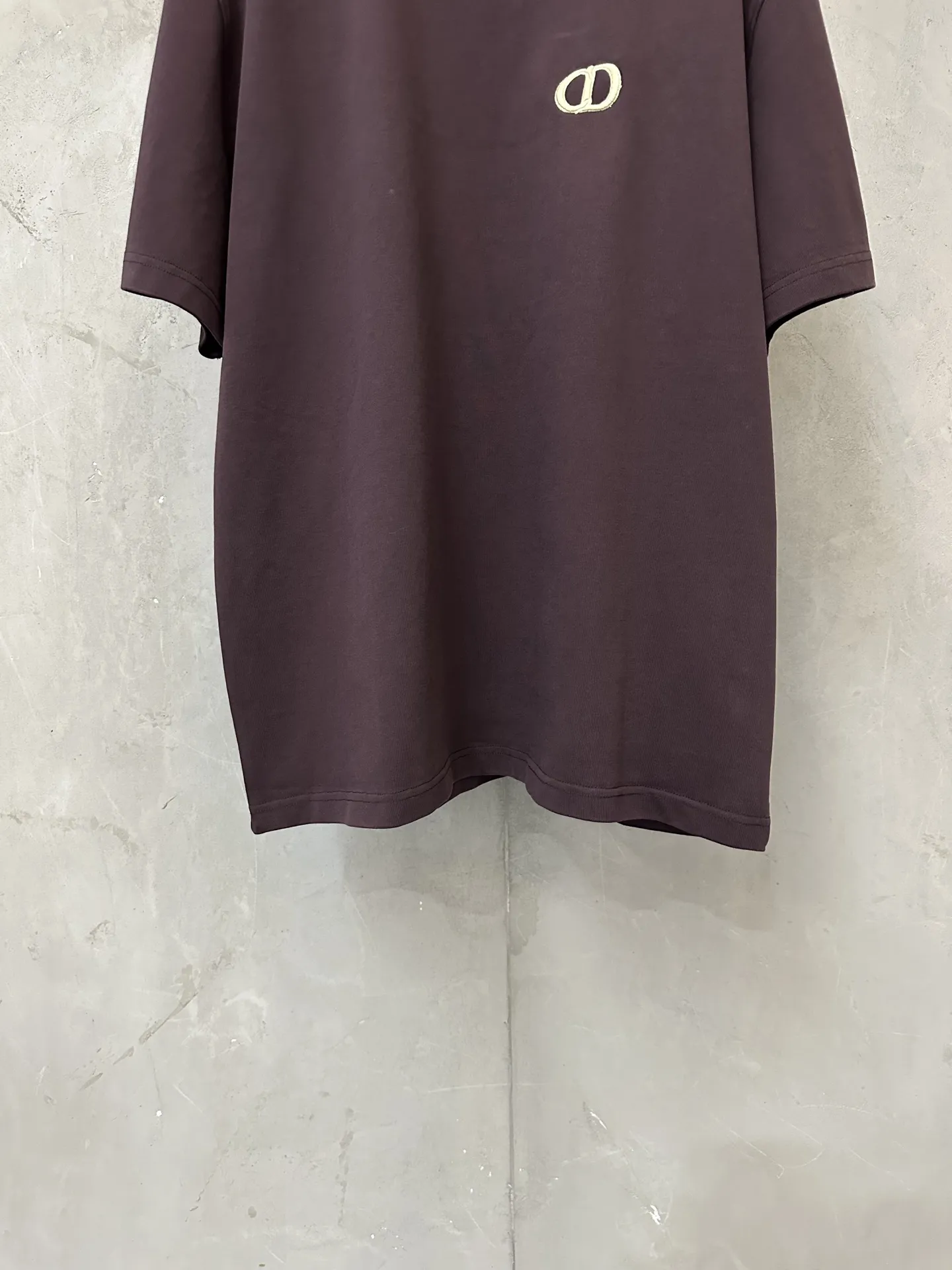 CD Icon Embroidered Heavyweight Cotton T-Shirt D21022263 — view 4