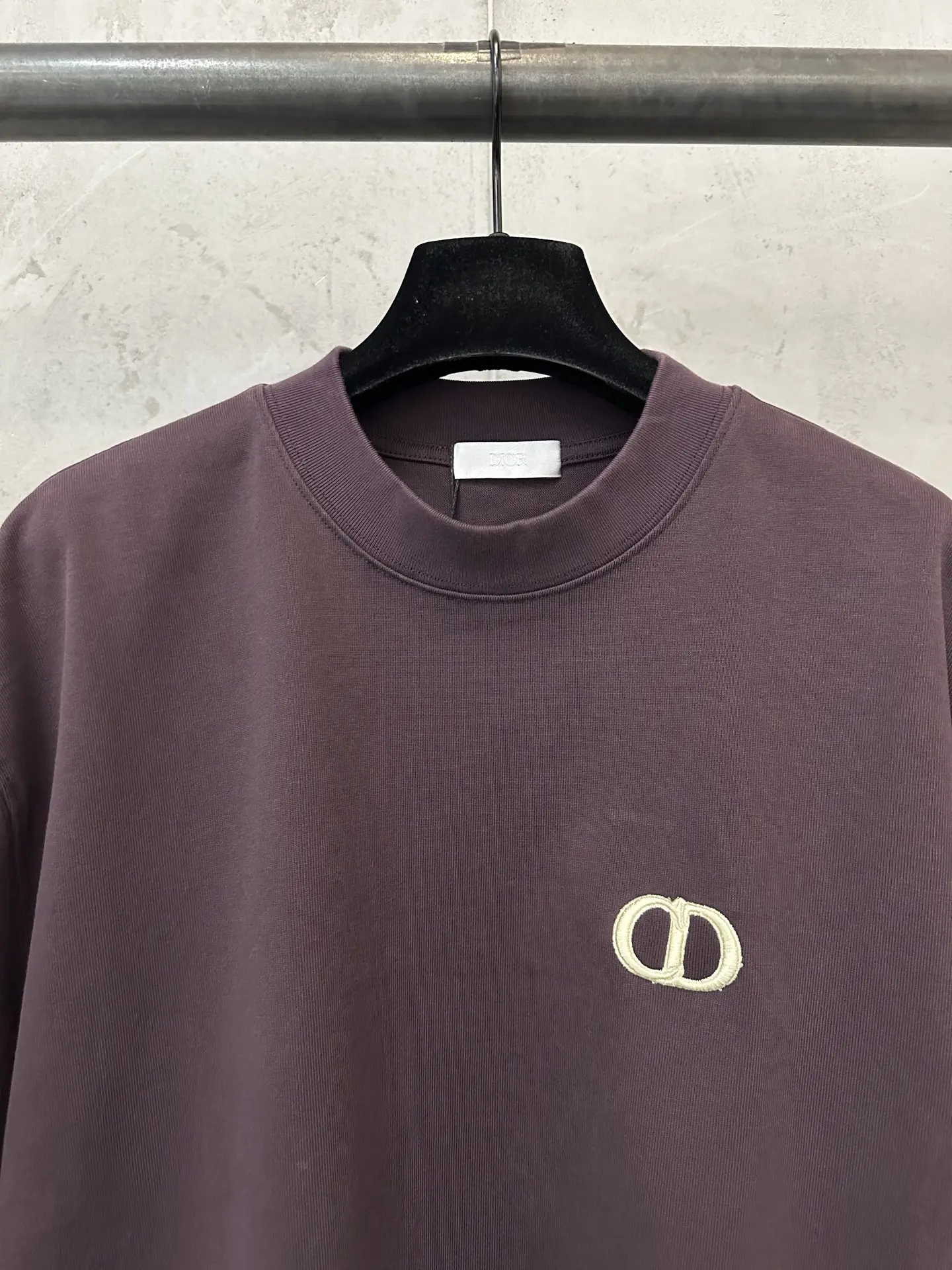 CD Icon Embroidered Heavyweight Cotton T-Shirt D21022263 — view 5