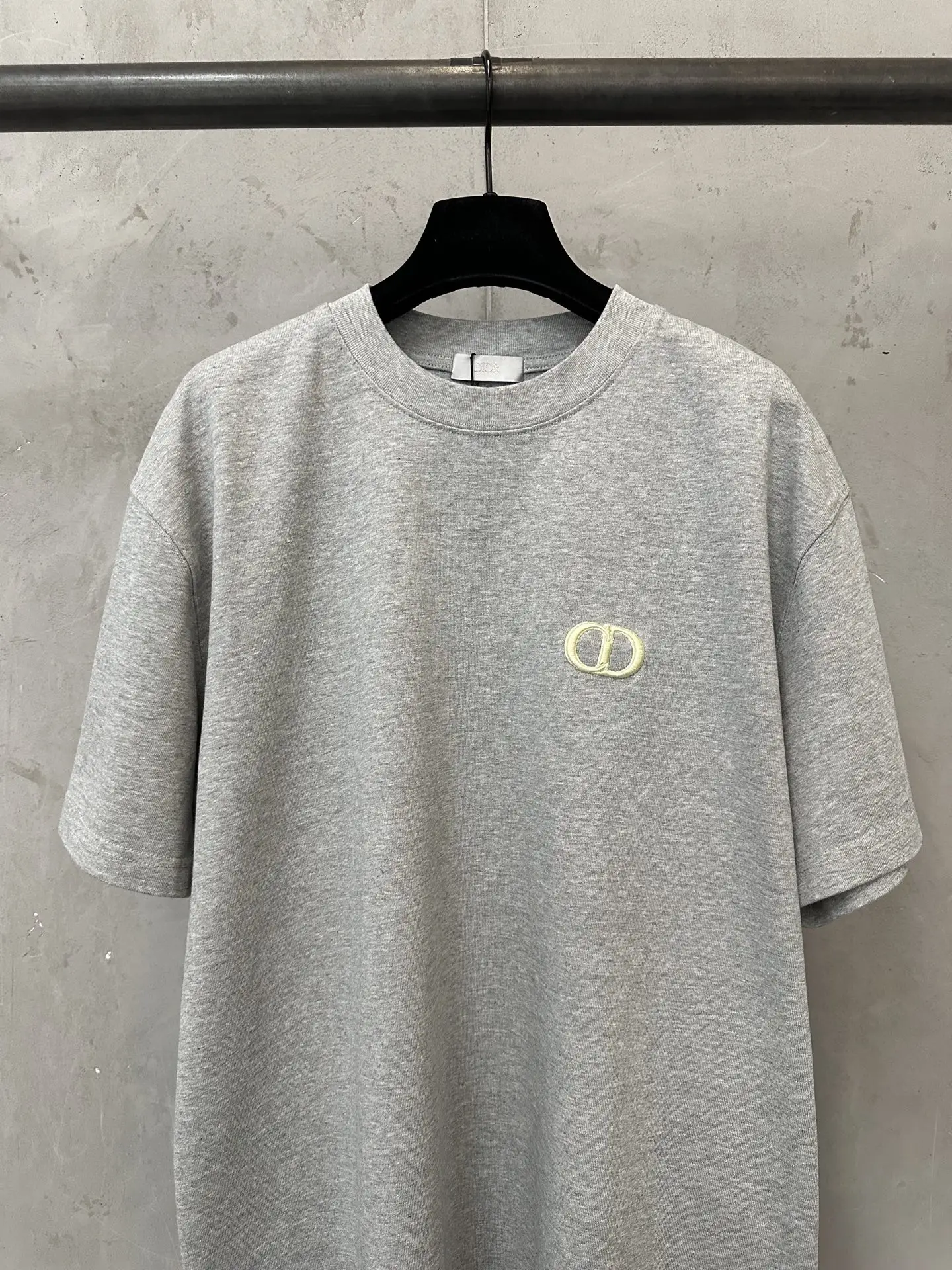 CD Icon Embroidered Heavyweight Cotton T-Shirt D21022262 — view 3