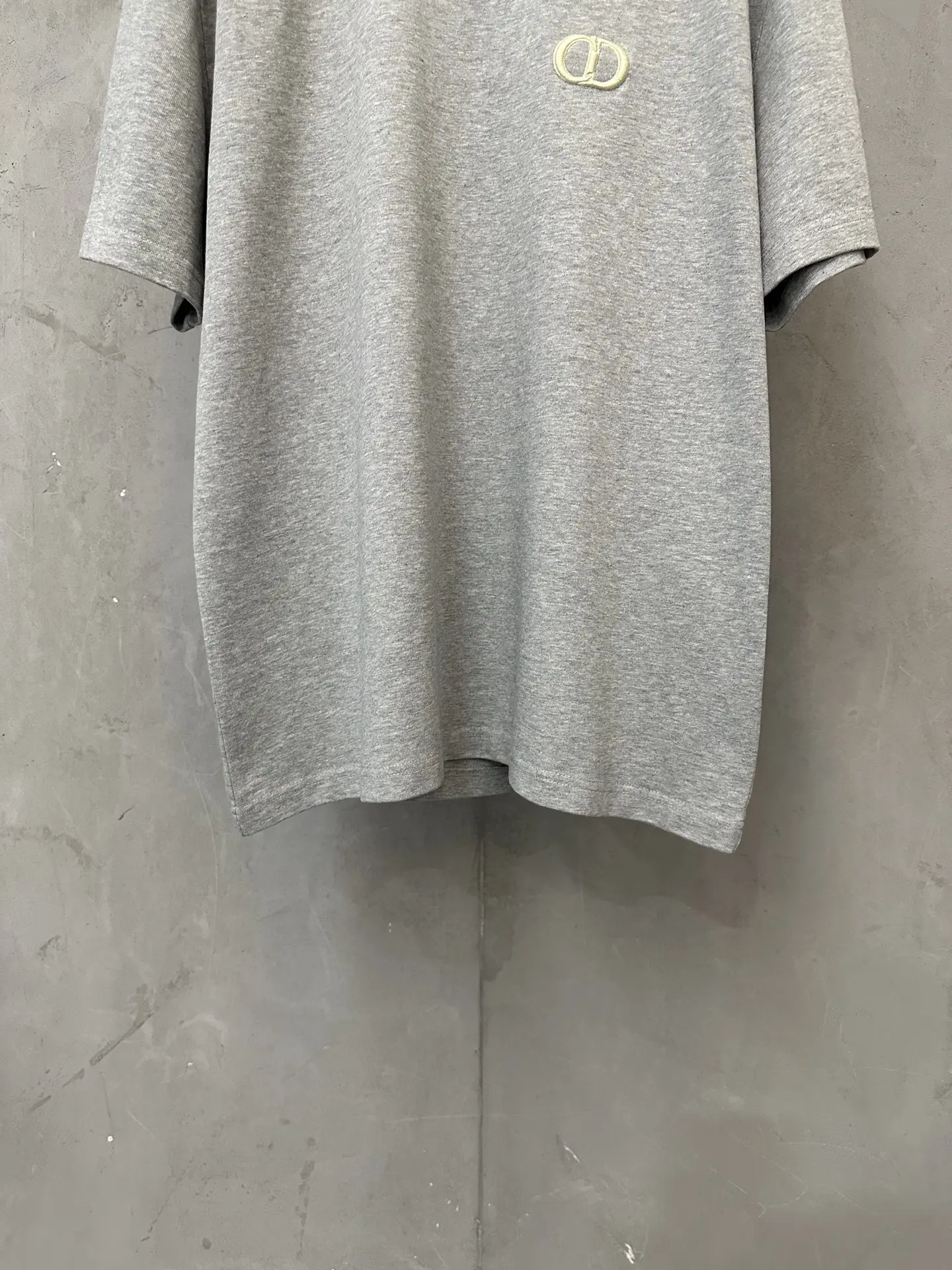 CD Icon Embroidered Heavyweight Cotton T-Shirt D21022262 — view 4