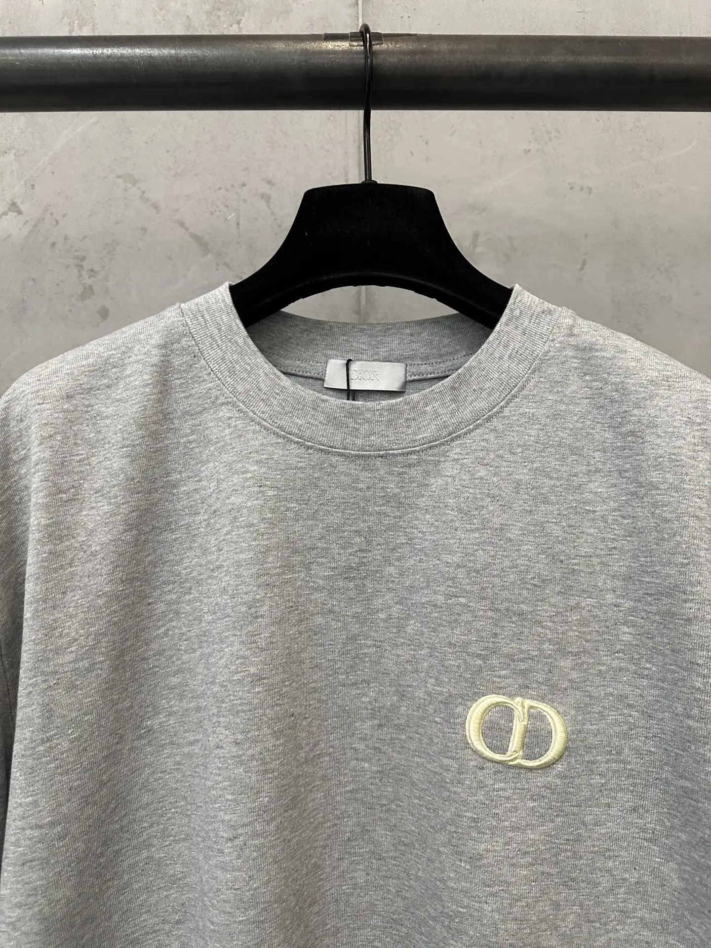 CD Icon Embroidered Heavyweight Cotton T-Shirt D21022262 — view 5
