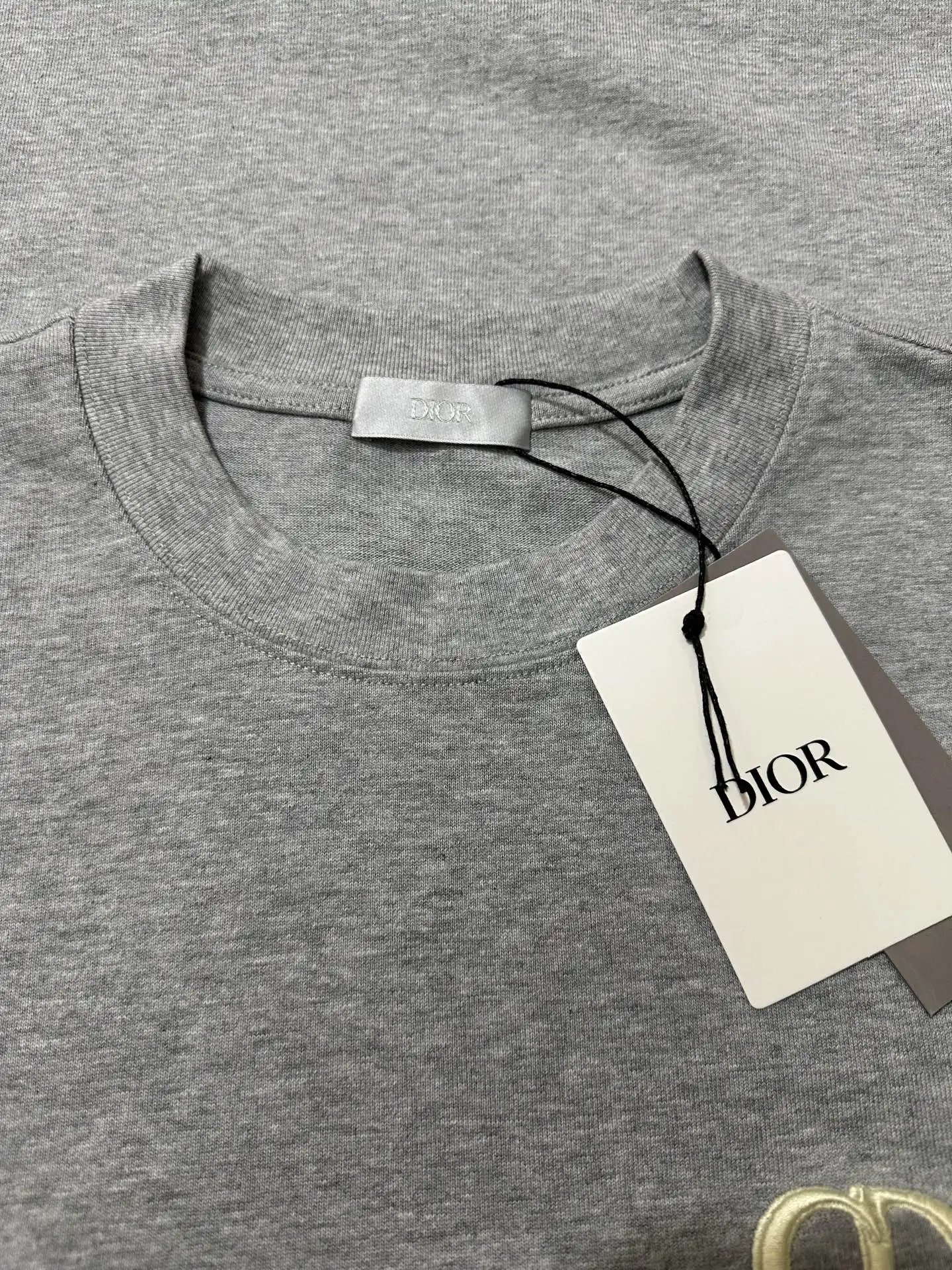 CD Icon Embroidered Heavyweight Cotton T-Shirt D21022262 — view 6