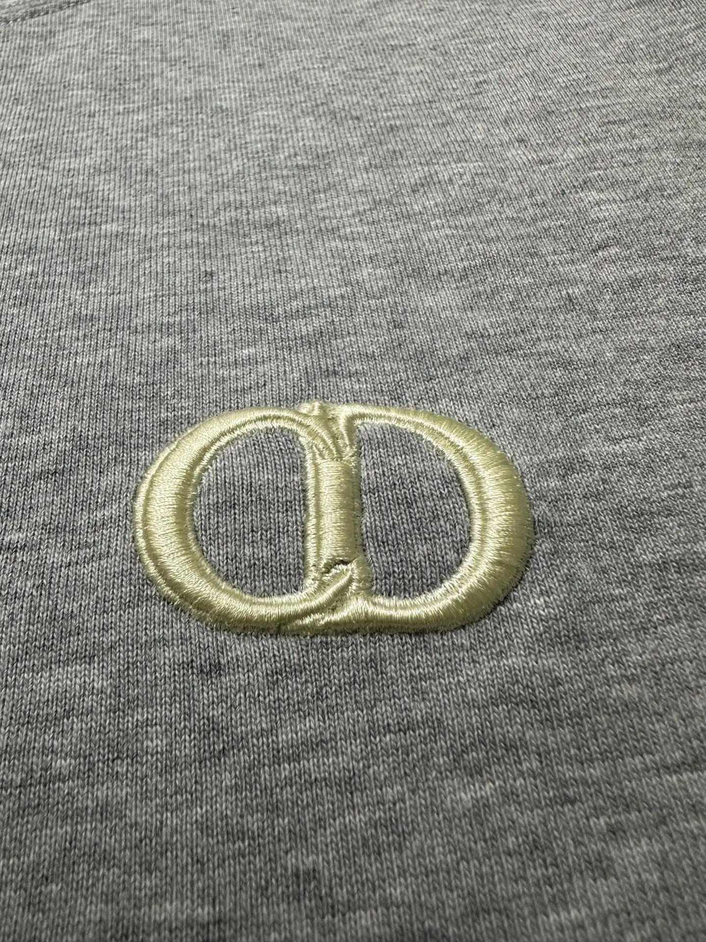 CD Icon Embroidered Heavyweight Cotton T-Shirt D21022262 — view 7