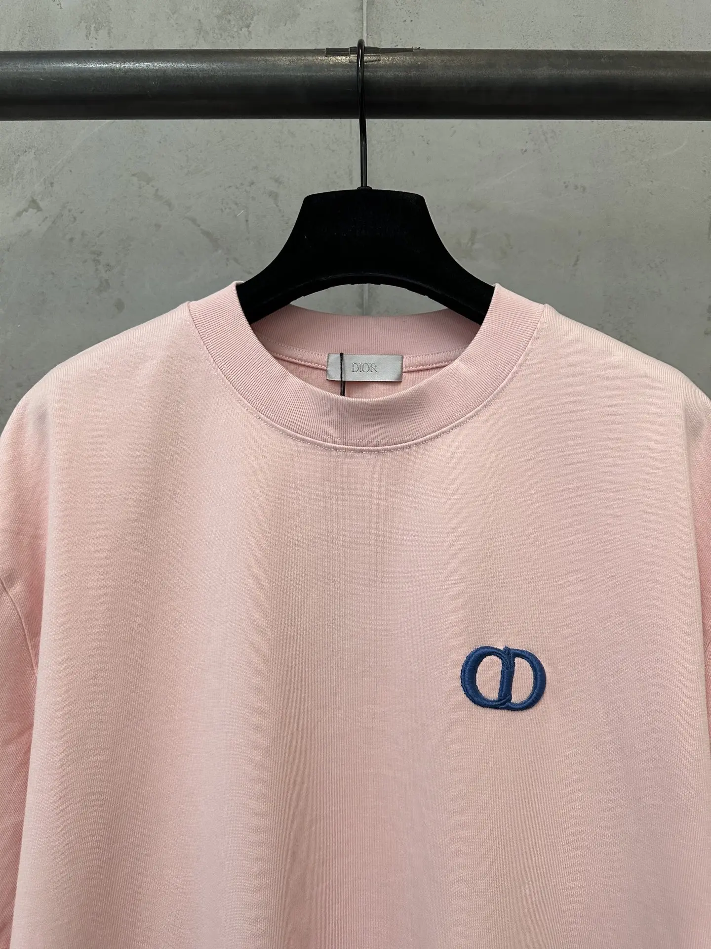 CD Icon Embroidered Heavyweight Cotton T-Shirt D21022264 — view 5