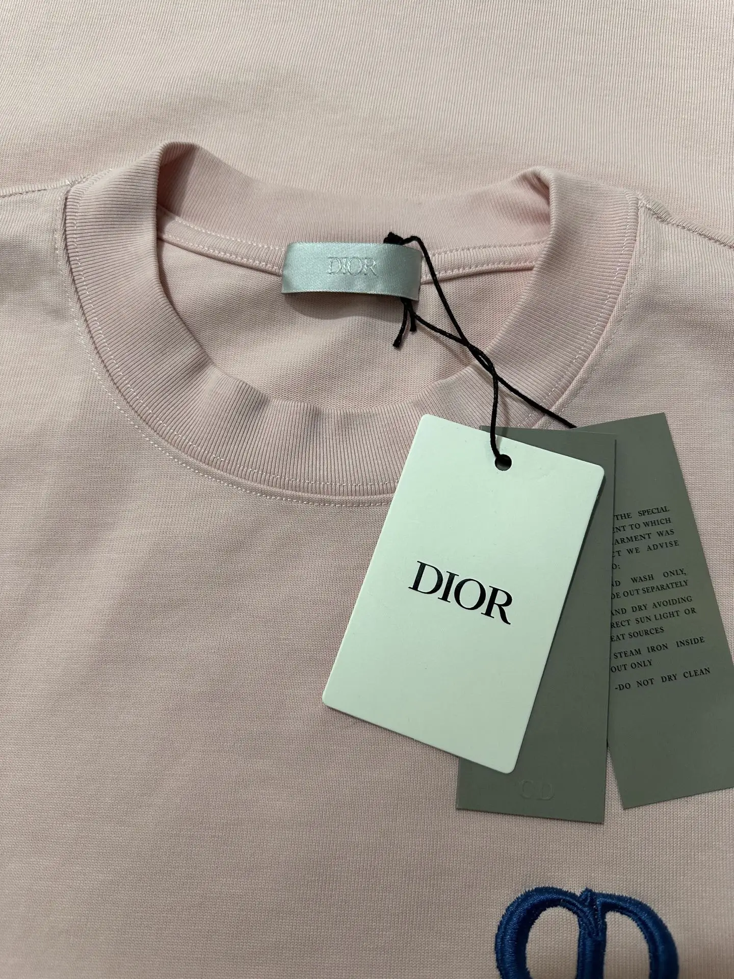 CD Icon Embroidered Heavyweight Cotton T-Shirt D21022264 — view 6