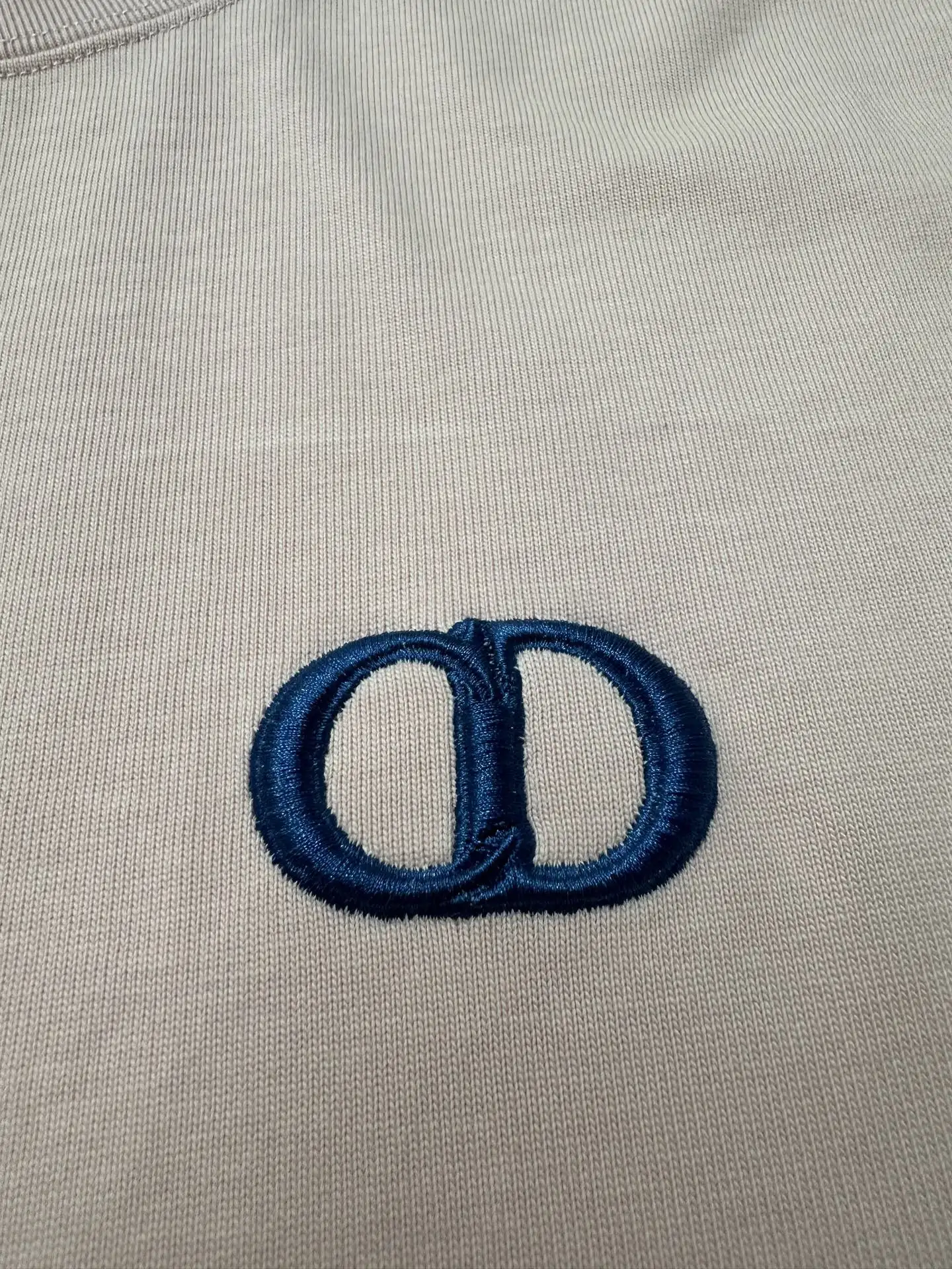 CD Icon Embroidered Heavyweight Cotton T-Shirt D21022264 — view 7