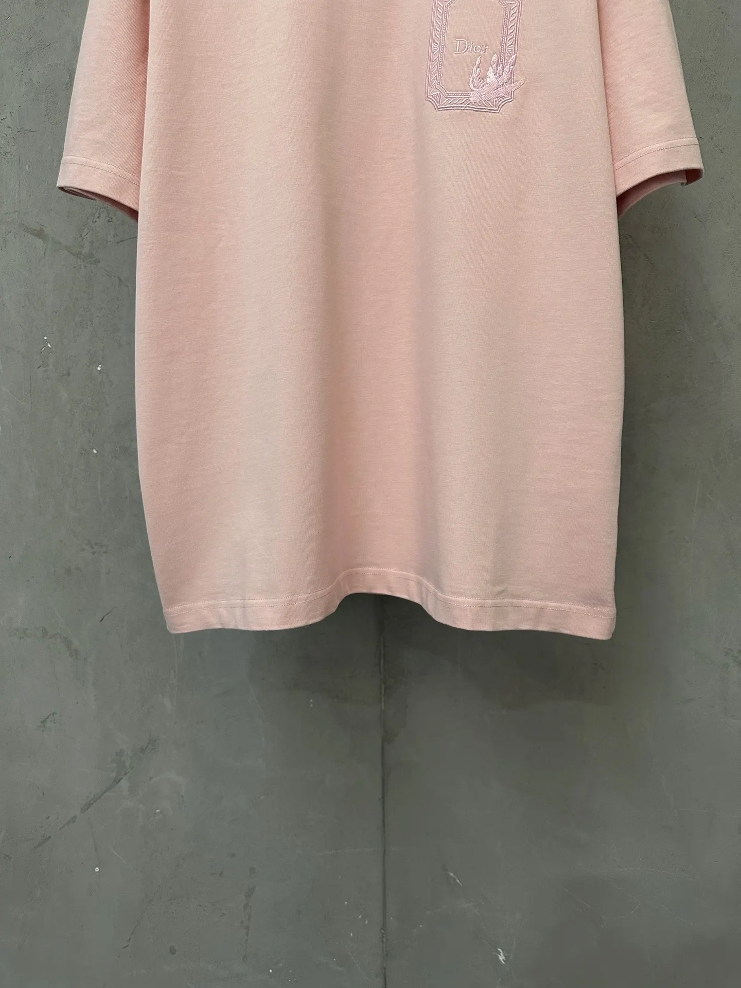 Embroidered Logo Heavyweight Cotton T-Shirt D21020470 — view 4