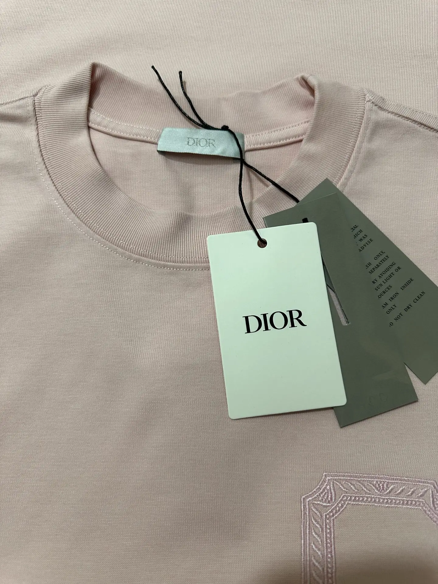 Embroidered Logo Heavyweight Cotton T-Shirt D21020470 — view 6