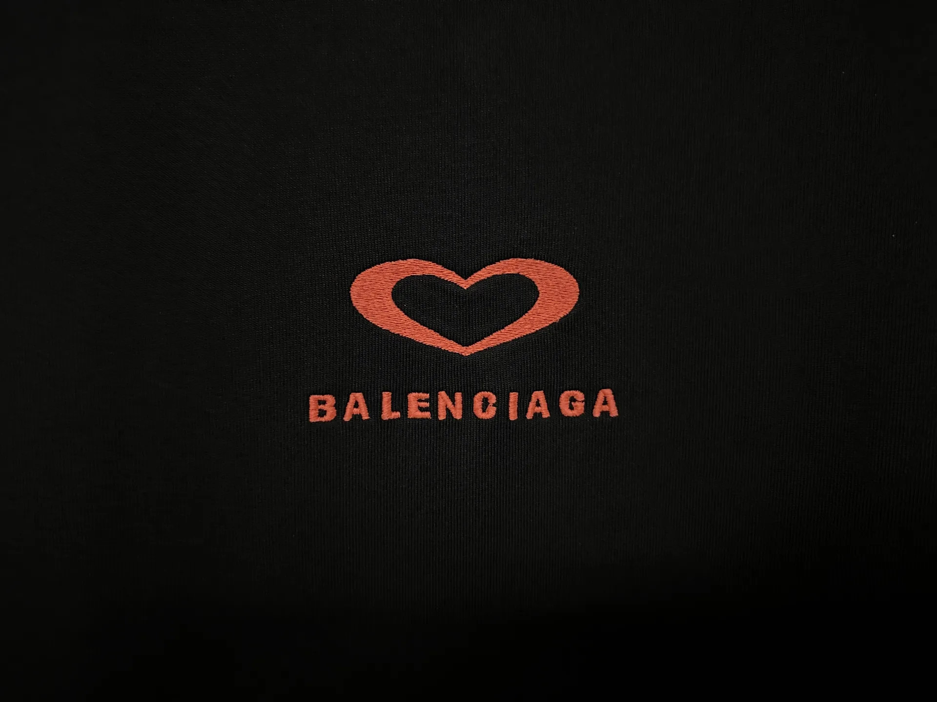 Logo Heart Embroidered Cotton T-Shirt D21015317 — view 8