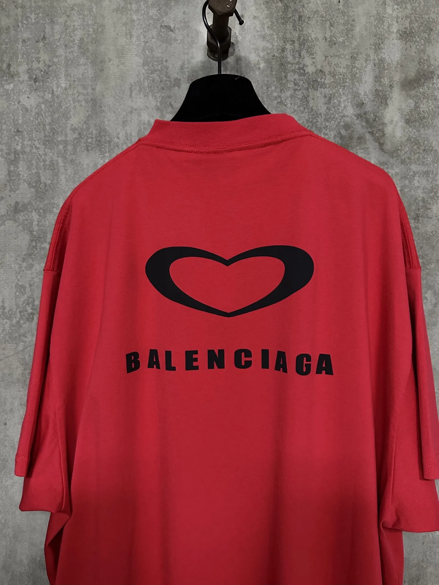 Heart Logo Oversized Cotton T-Shirt D21015319 — view 5