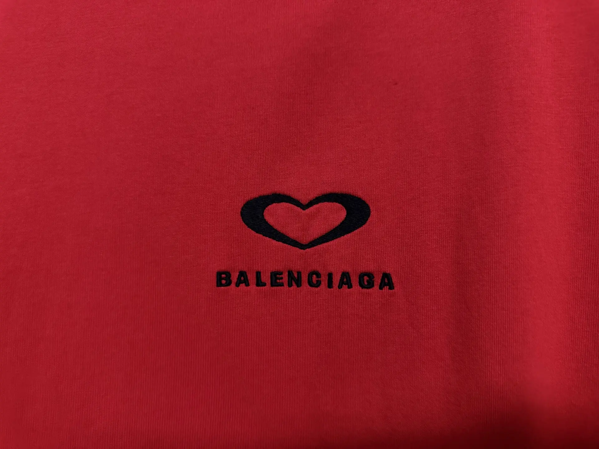 Heart Logo Oversized Cotton T-Shirt D21015319 — view 8