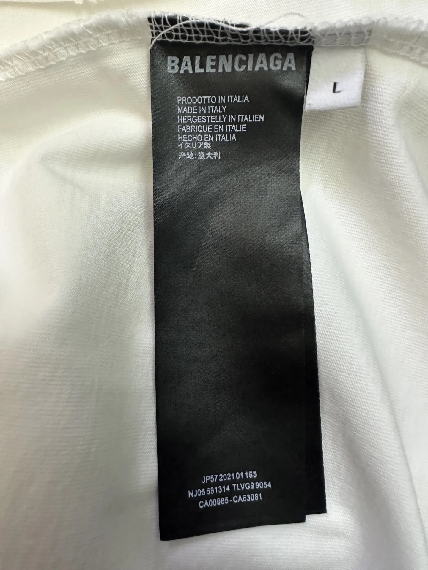 Distressed Rhinestone Logo Oversized T-Shirt D21012500 — view 9