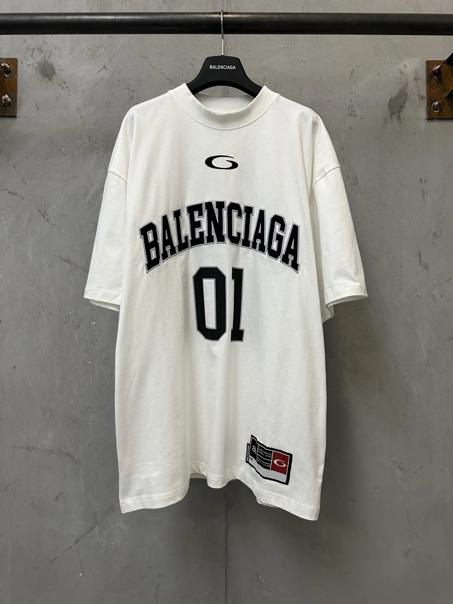 Logo-Embroidered Basketball Jersey T-Shirt D21011169