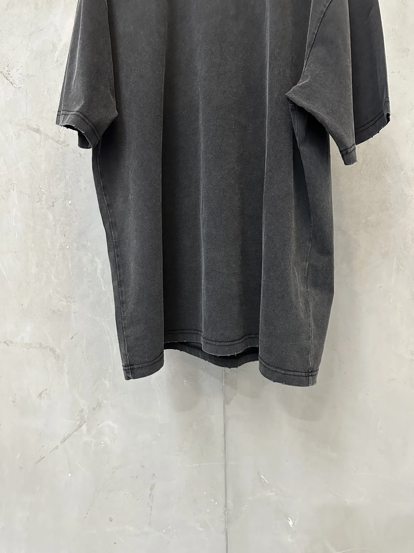 Logo Embroidered Washed Cotton T-Shirt D21023073 — view 4