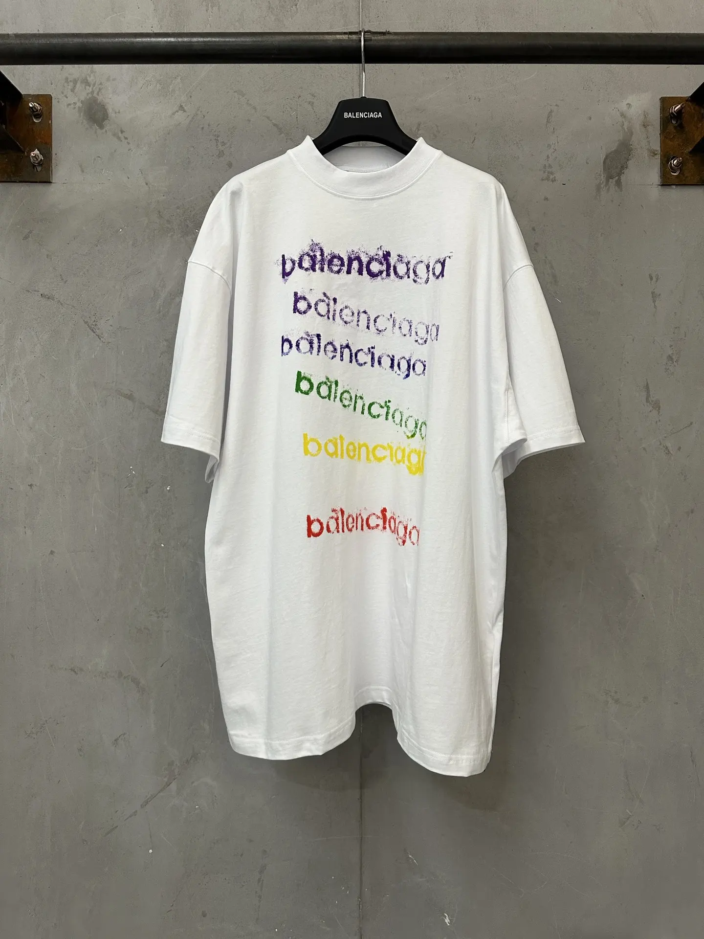 Logo Print Oversized Cotton T-Shirt D21023070