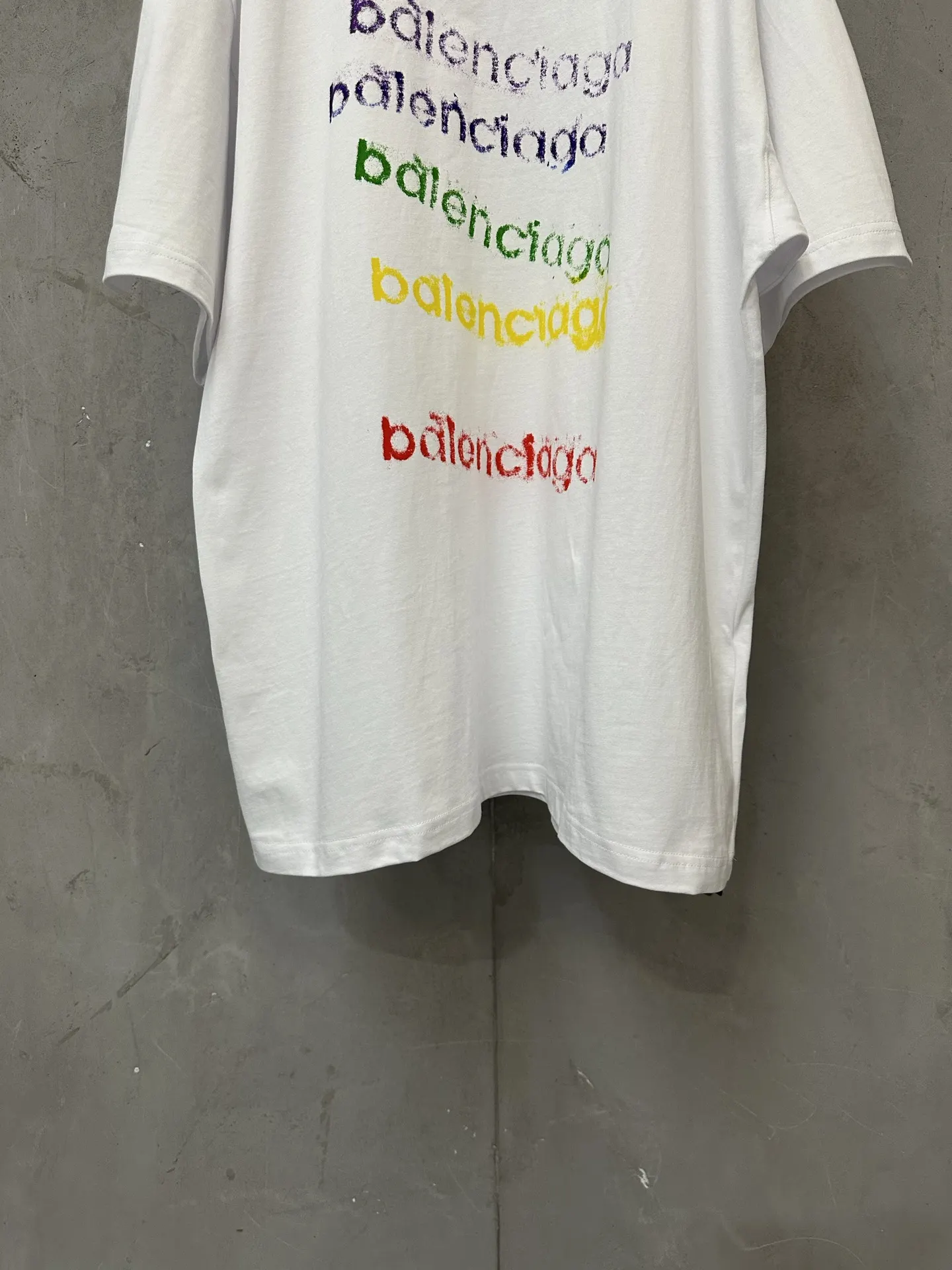 Logo Print Oversized Cotton T-Shirt D21023070 — view 4
