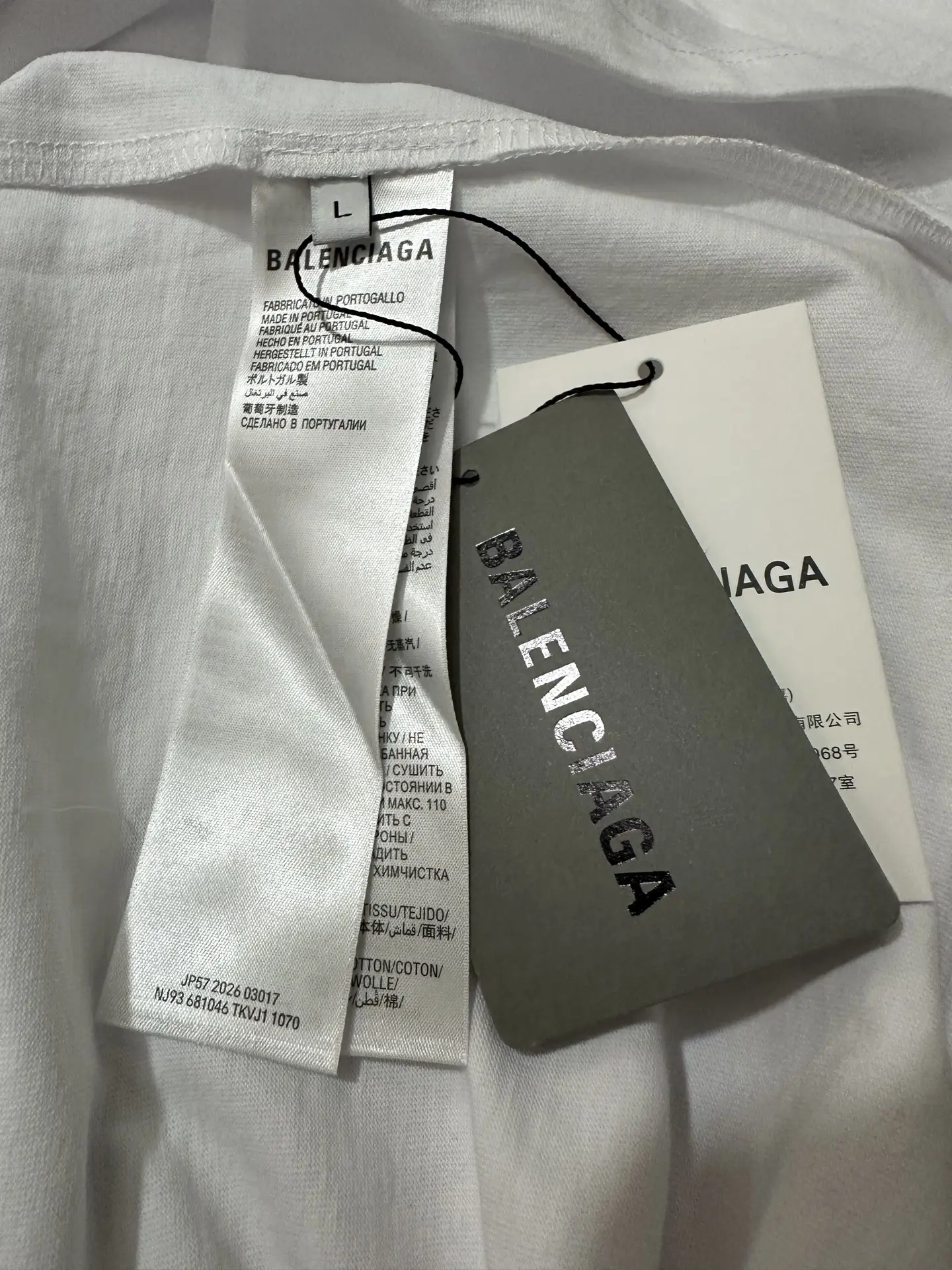 Logo Print Oversized Cotton T-Shirt D21023070 — view 10