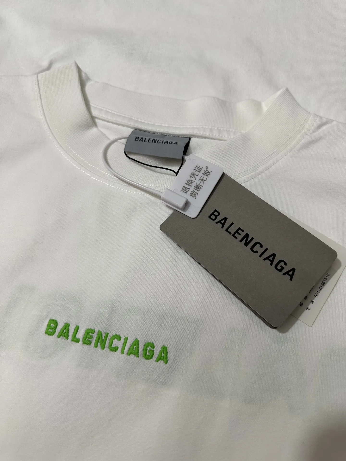 Logo Embroidered Cotton Jersey T-Shirt D21023075 — view 6