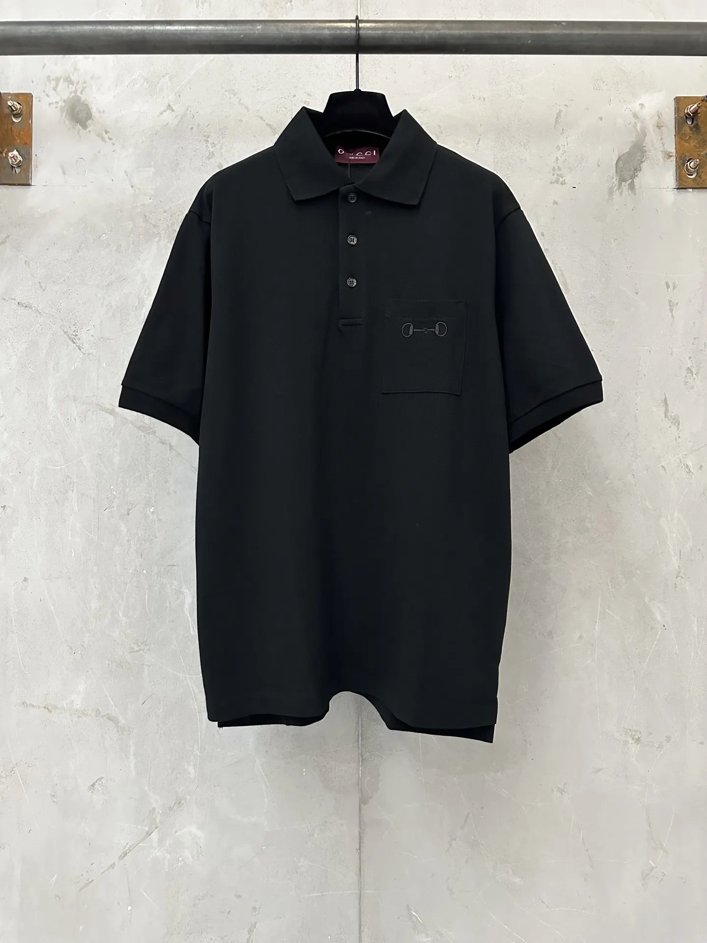 Horsebit Embroidered Cotton-Piqué Polo Shirt D21011480