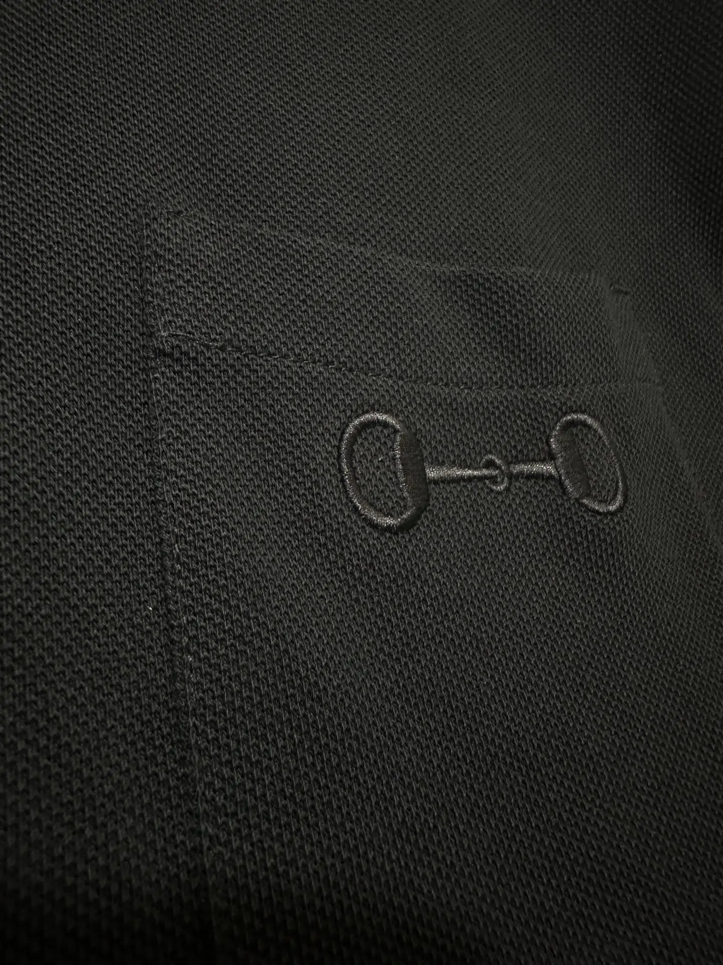 Horsebit Embroidered Cotton-Piqué Polo Shirt D21011480 — view 8