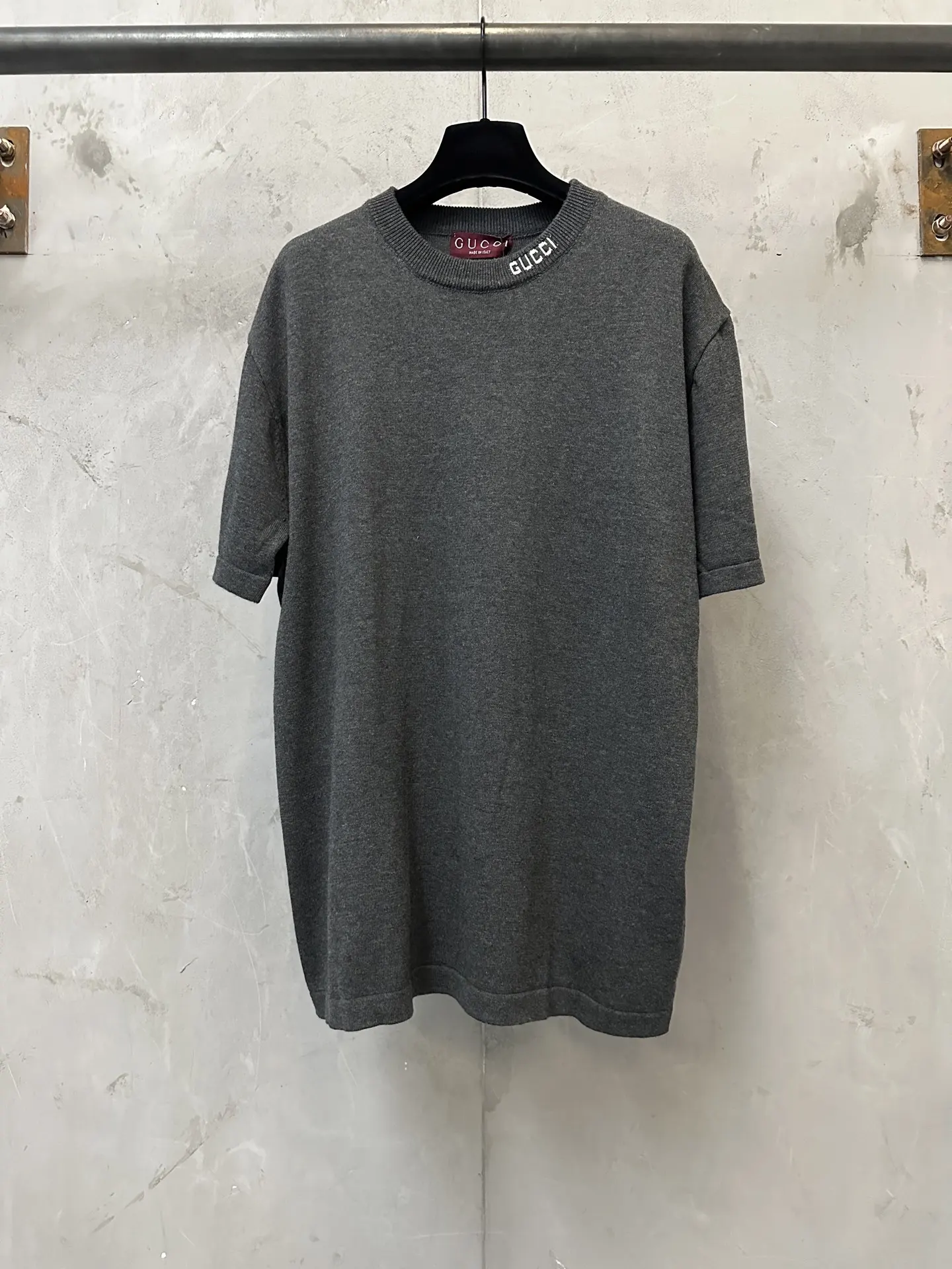 Logo-Jacquard Silk and Cotton-Blend Knit T-Shirt D21011173