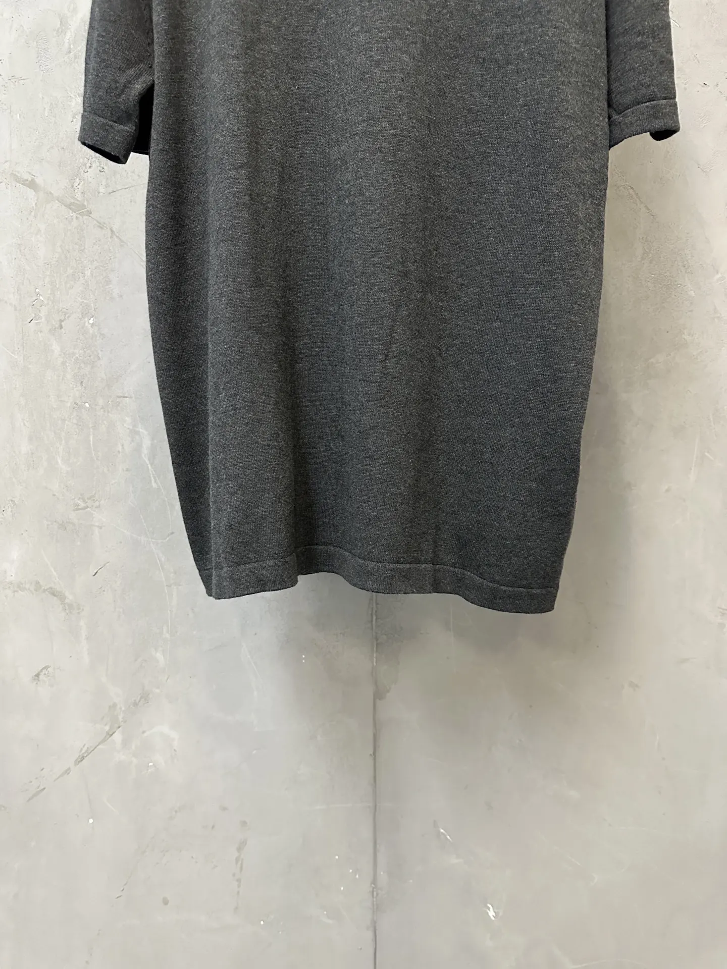Logo-Jacquard Silk and Cotton-Blend Knit T-Shirt D21011173 — view 4