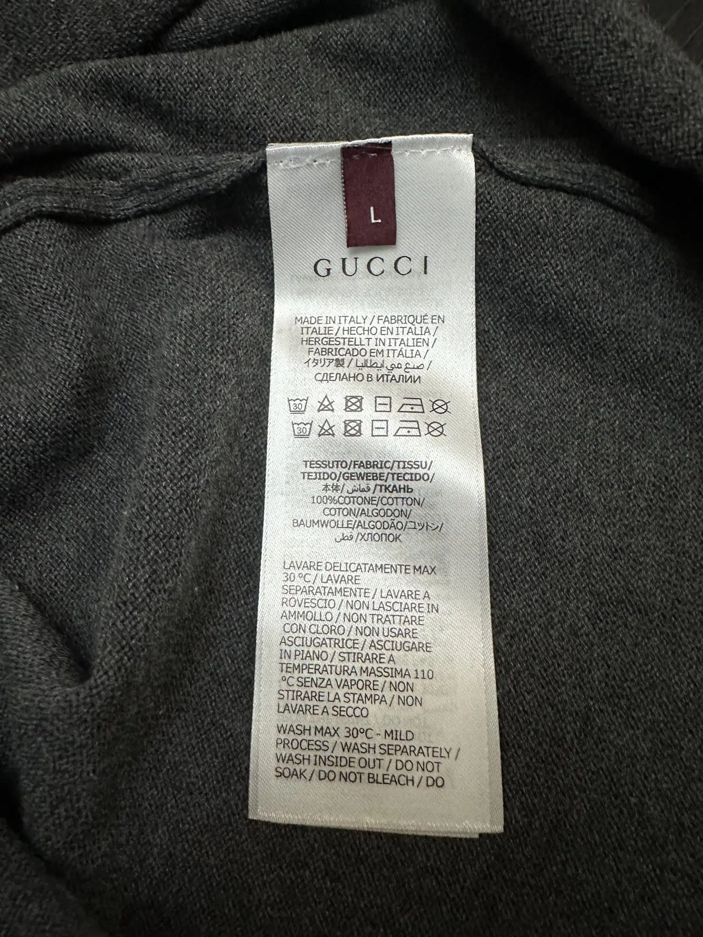 Logo-Jacquard Silk and Cotton-Blend Knit T-Shirt D21011173 — view 9