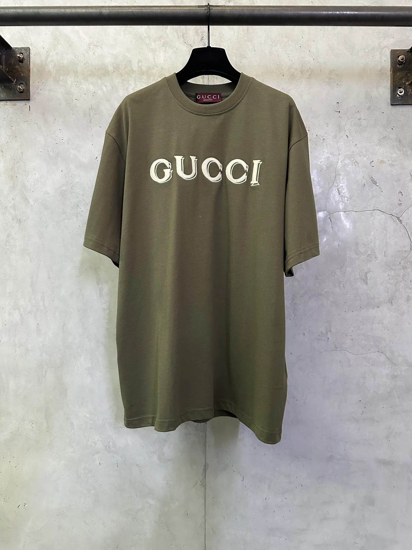 Embroidered Logo Cotton T-Shirt D21012399