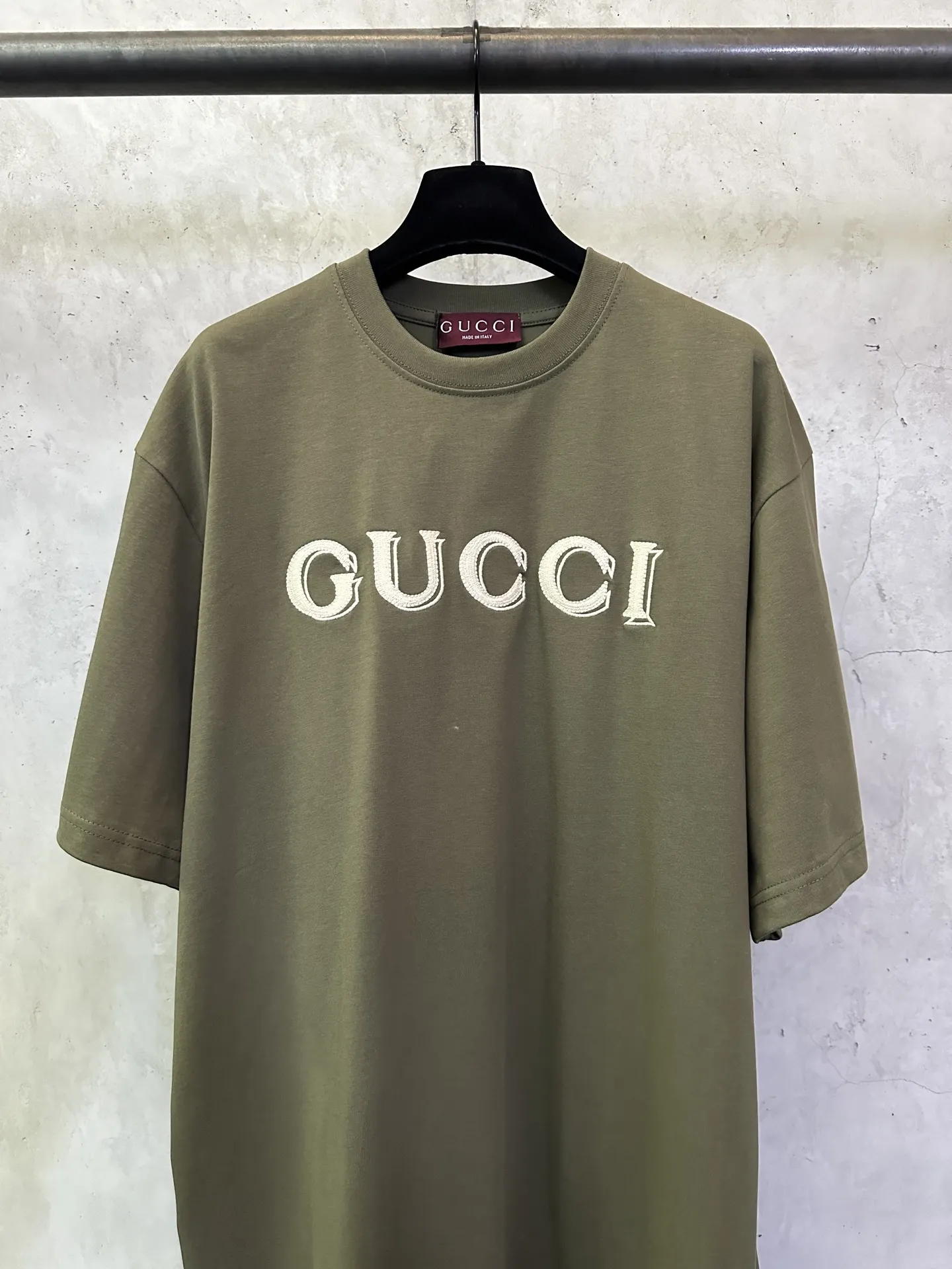 Embroidered Logo Cotton T-Shirt D21012399 — view 3