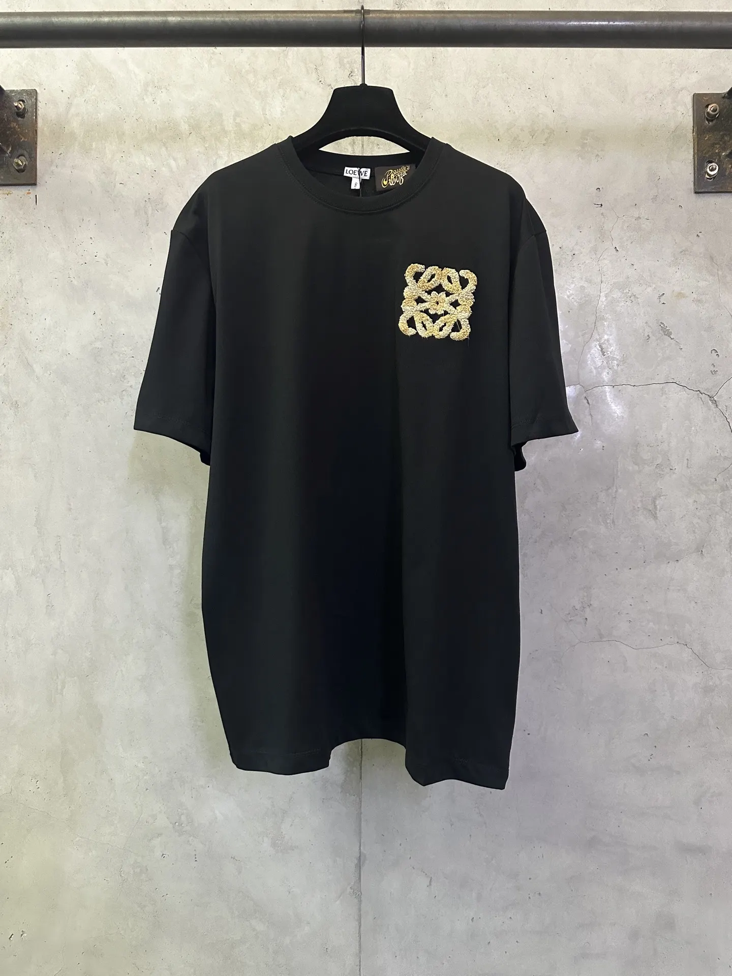 Anagram Embroidered Cotton T-Shirt D21012436