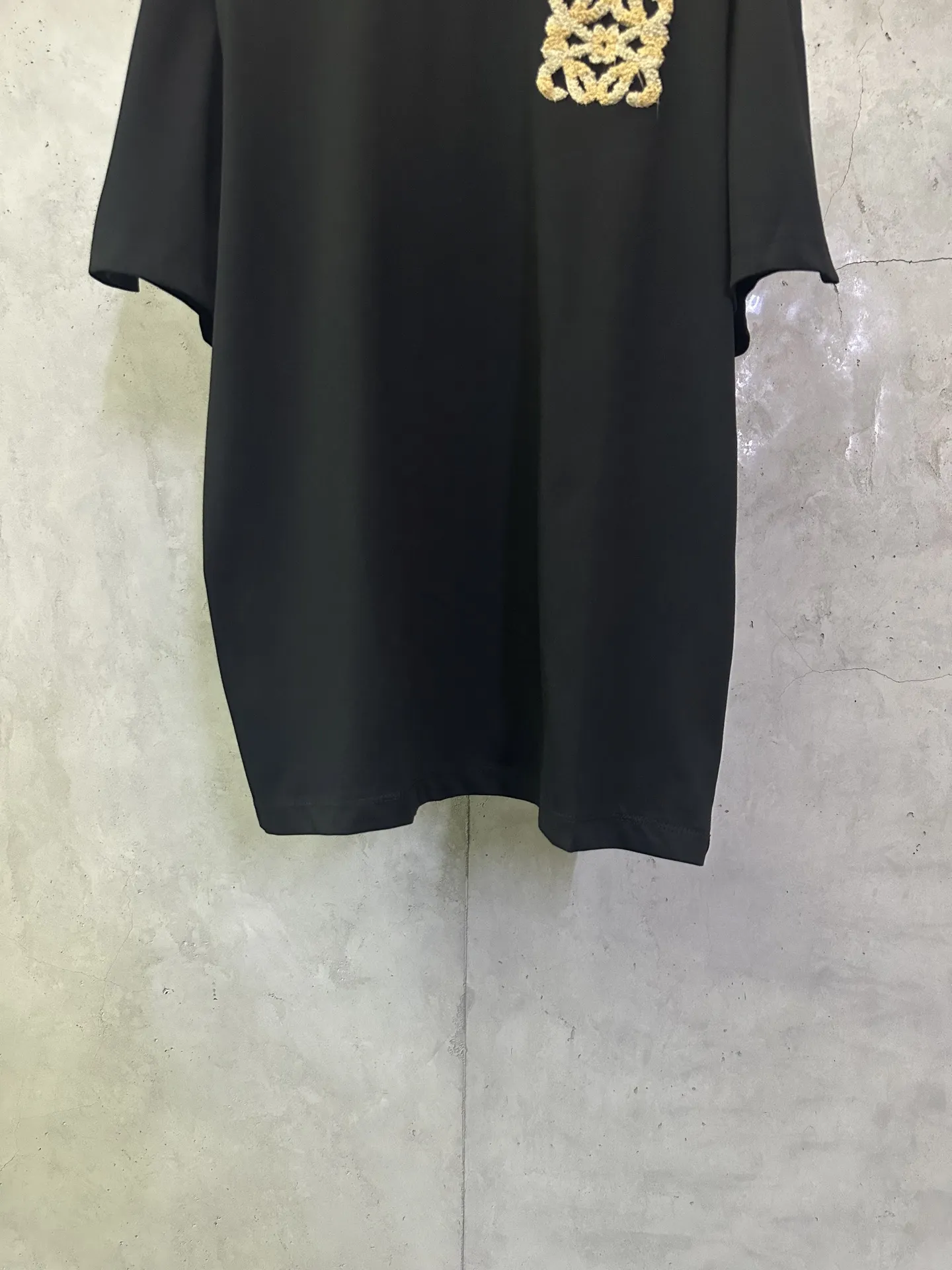 Anagram Embroidered Cotton T-Shirt D21012436 — view 4