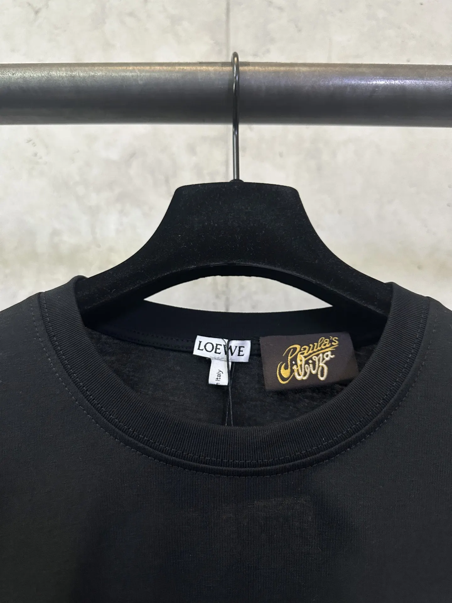 Anagram Embroidered Cotton T-Shirt D21012436 — view 7