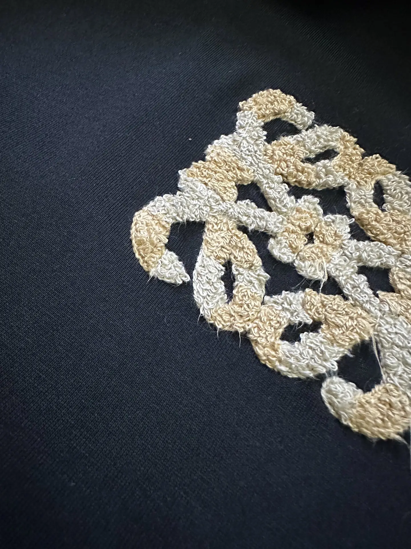 Anagram Embroidered Cotton T-Shirt D21012436 — view 8