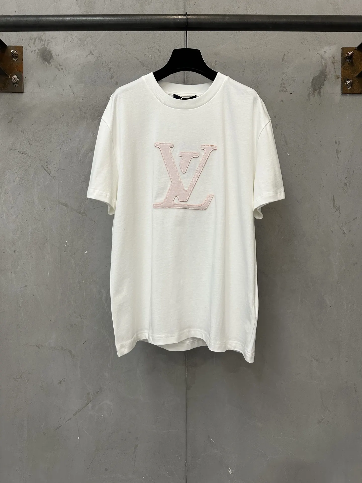 Laser-Cut Logo Cotton T-Shirt D21022285